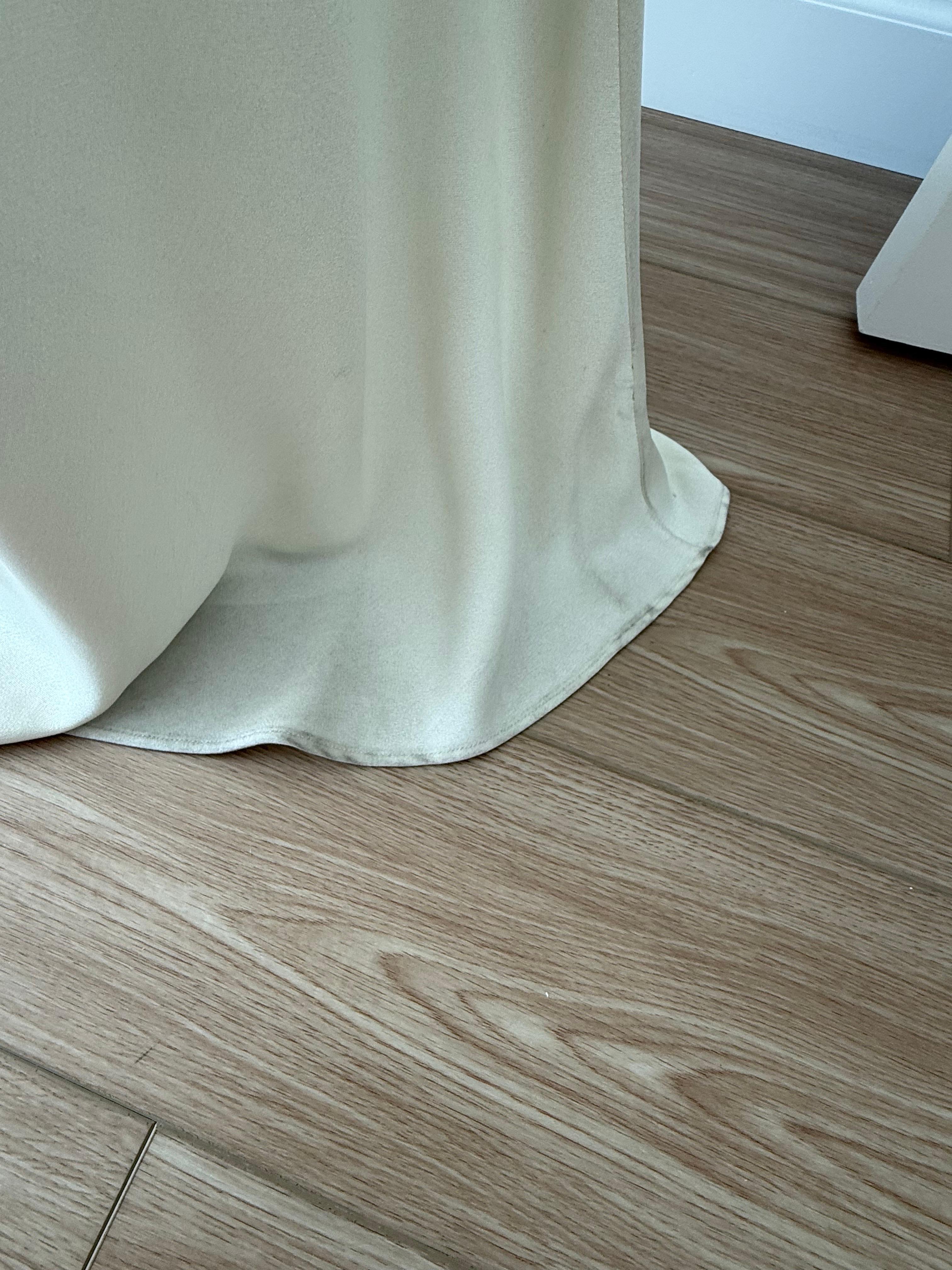 LES HABITUDES 90's Vintage Seide Rückenfreies Abendkleid / Hochzeitskleid im Angebot 4