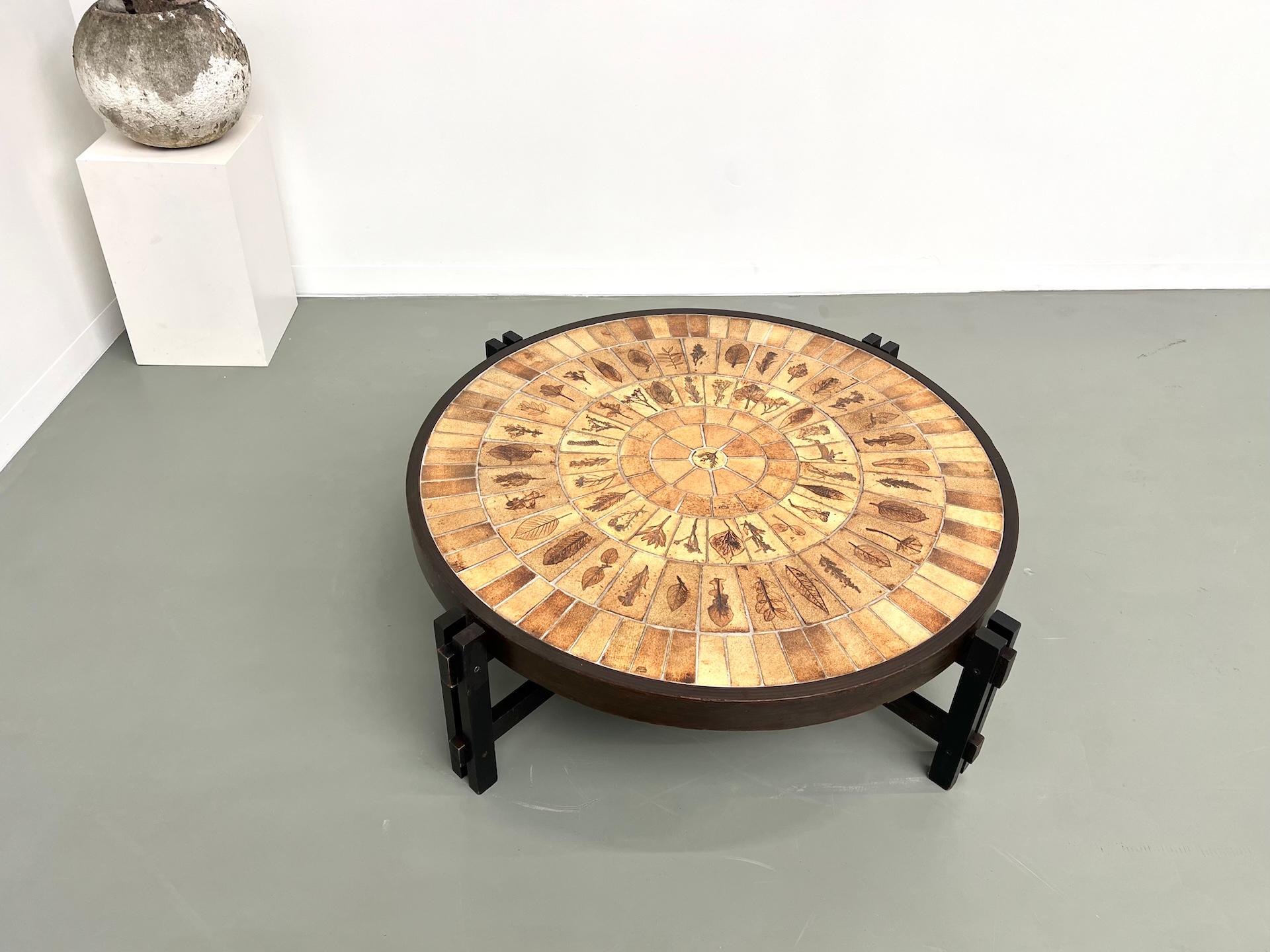 Table basse « Les Herbiers » de Roger Capron en vente 7