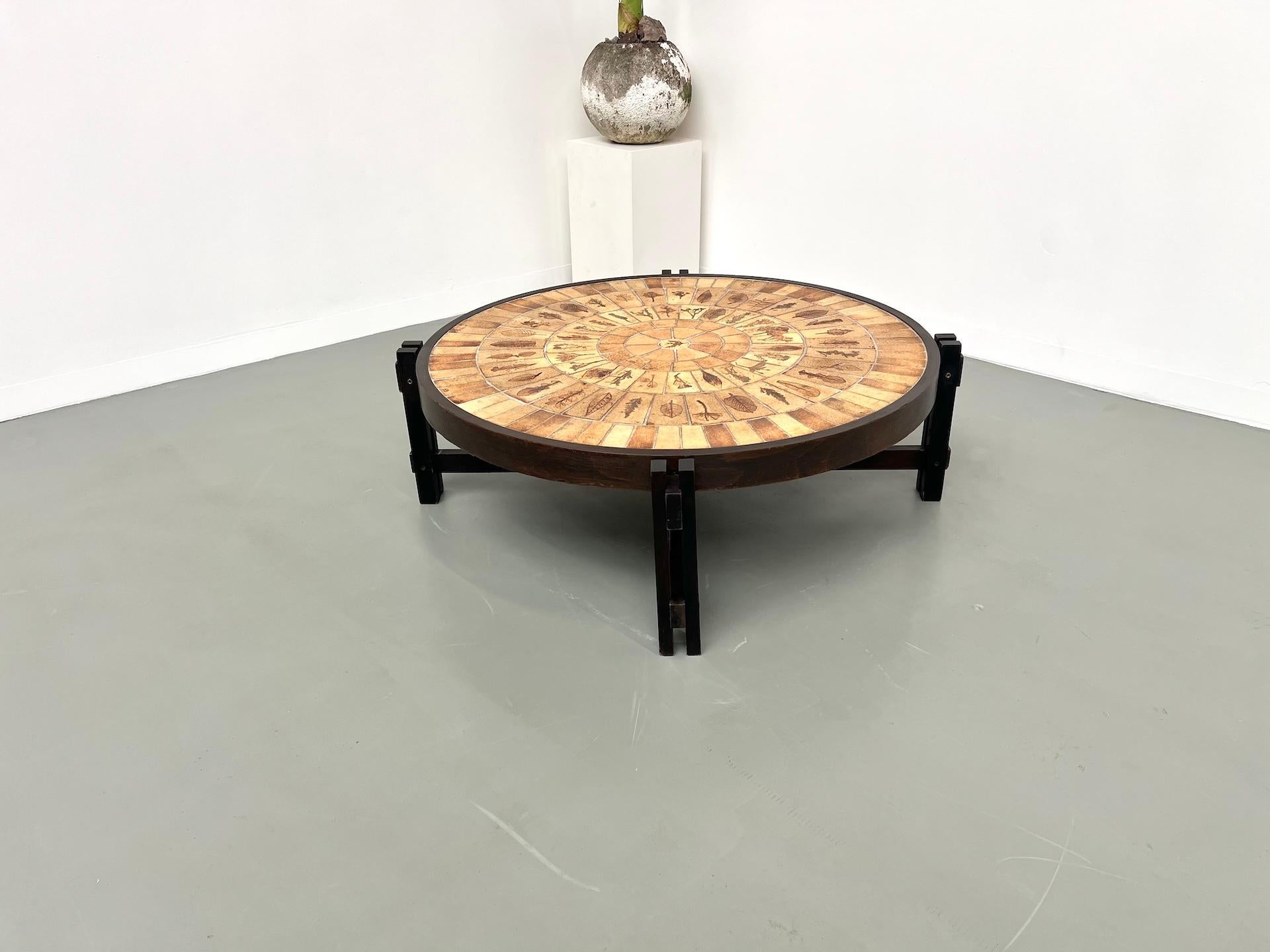 Table basse « Les Herbiers » de Roger Capron en vente 9
