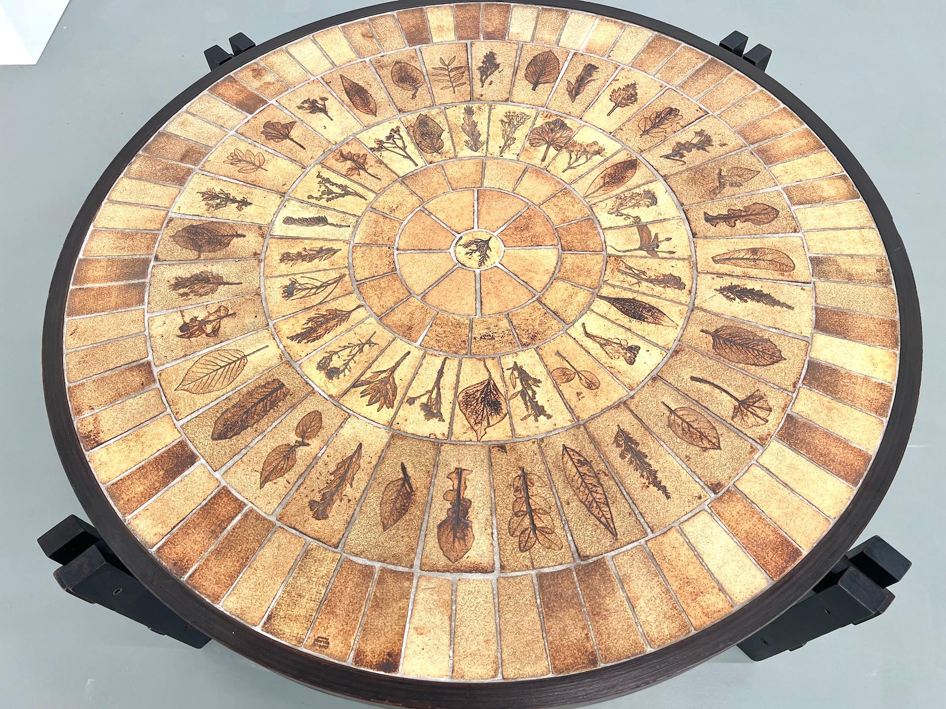 Table basse « Les Herbiers » de Roger Capron Bon état - En vente à LYON, FR