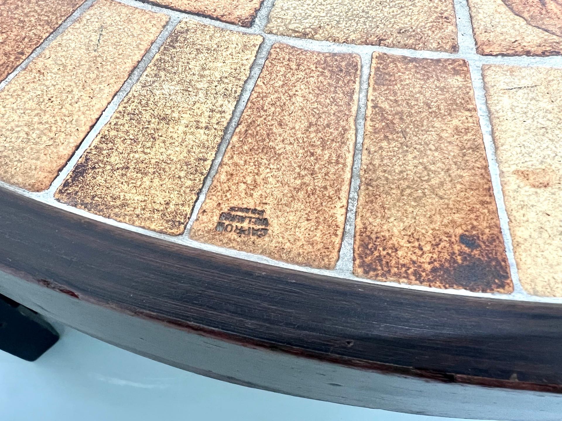 Milieu du XXe siècle Table basse « Les Herbiers » de Roger Capron en vente