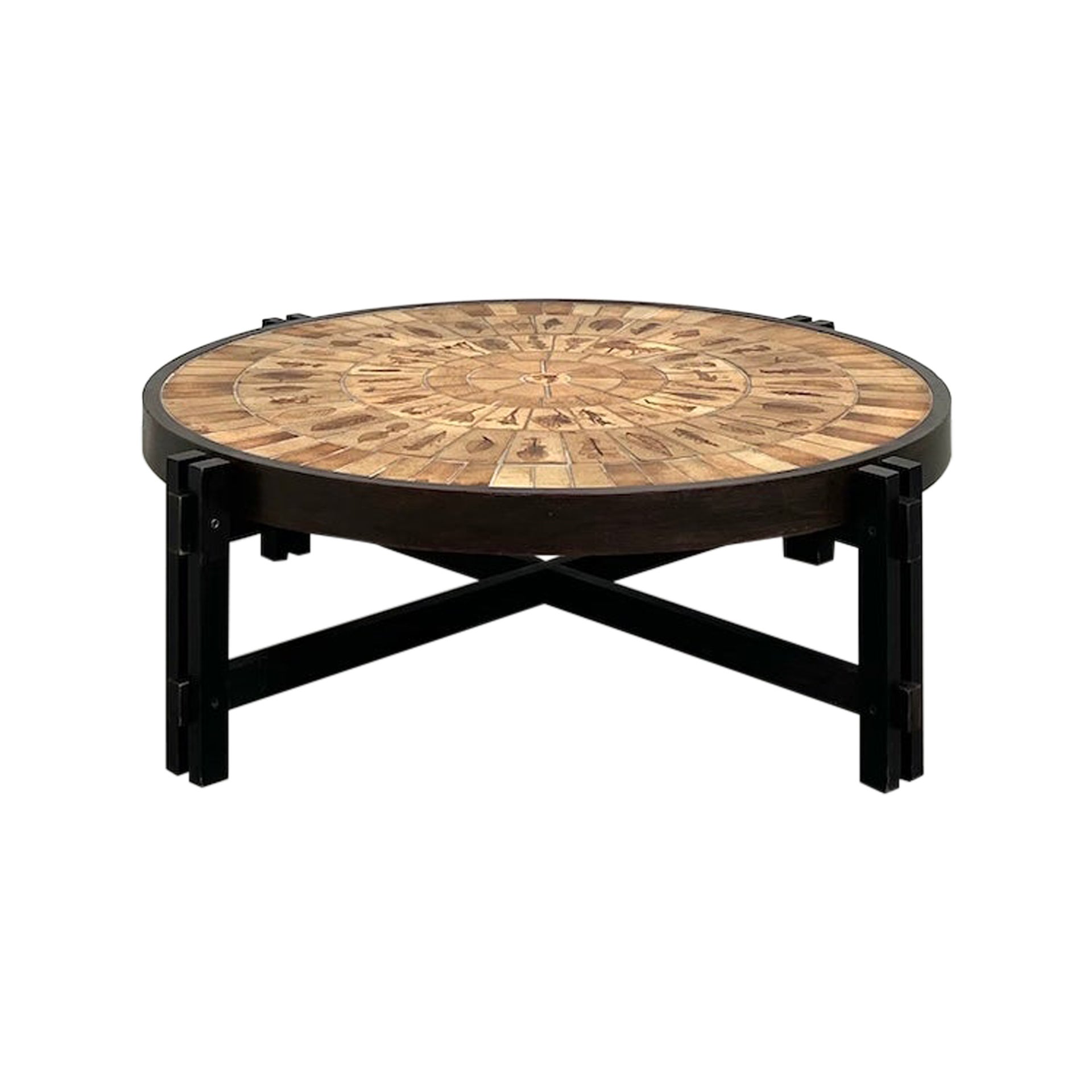 "Les Herbiers" coffee table by Roger Capron