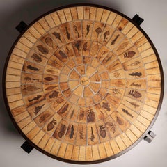 "Les Herbiers" Coffee Table by Roger Capron for Vallauris, France, 1960s