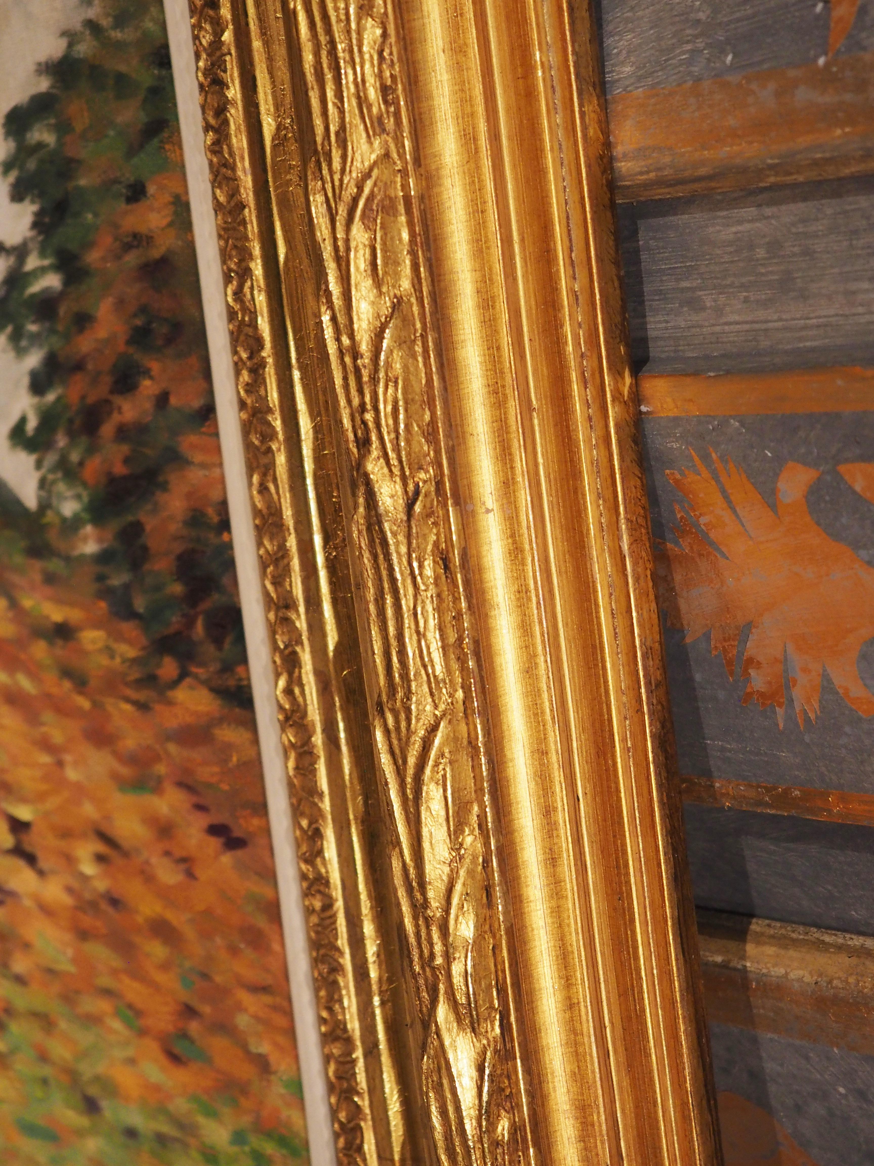 Les Jardins de Versailles Peinture à l'huile sur toile d'Edouard-Henri Muller en vente 3