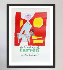 Les Kisslene de Carven Original Poster by Jean Colin, 1957