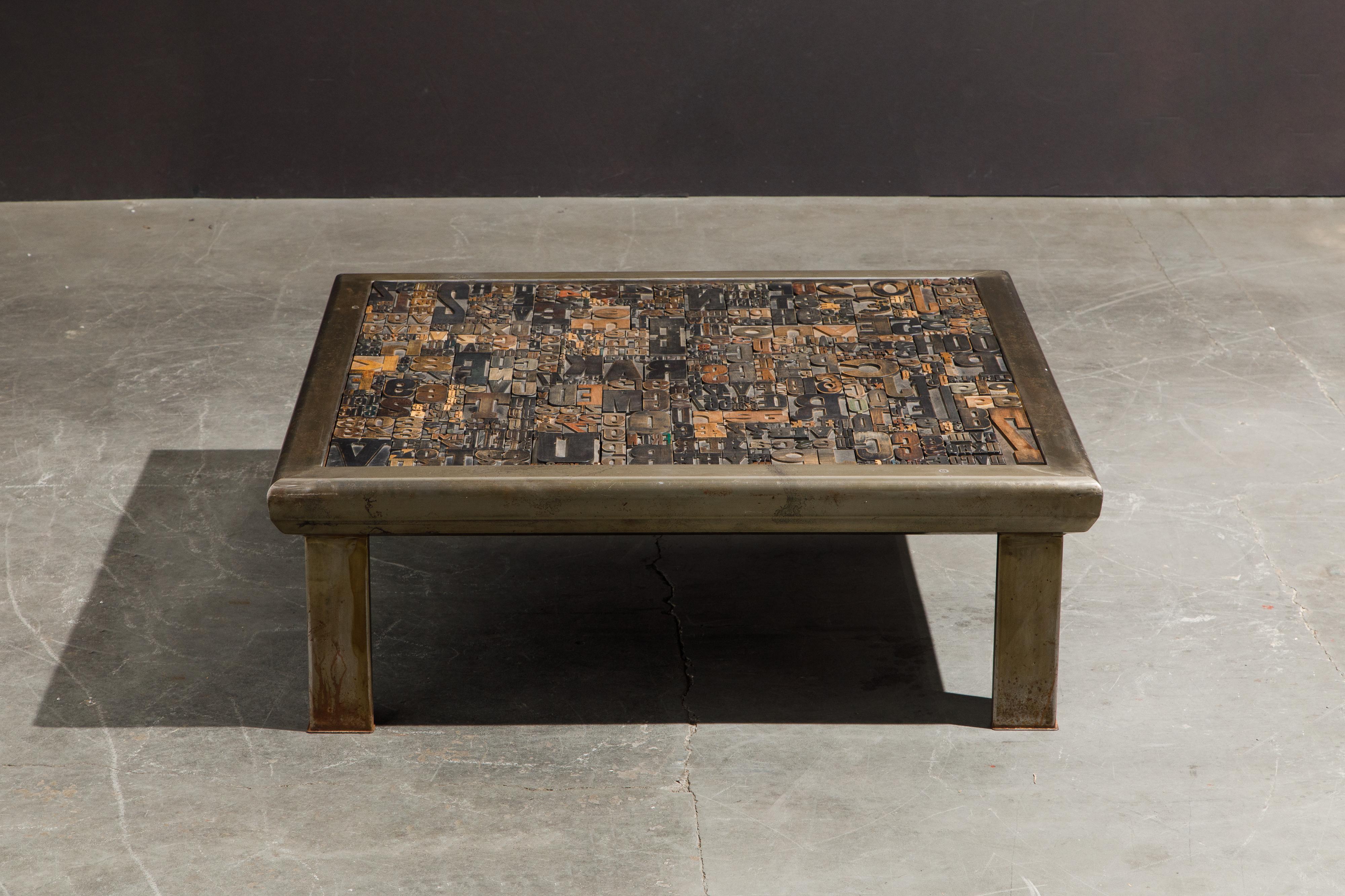 letterpress table