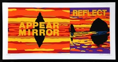 Vintage Appear Mirror Reflect, Screenprint by Les Levine