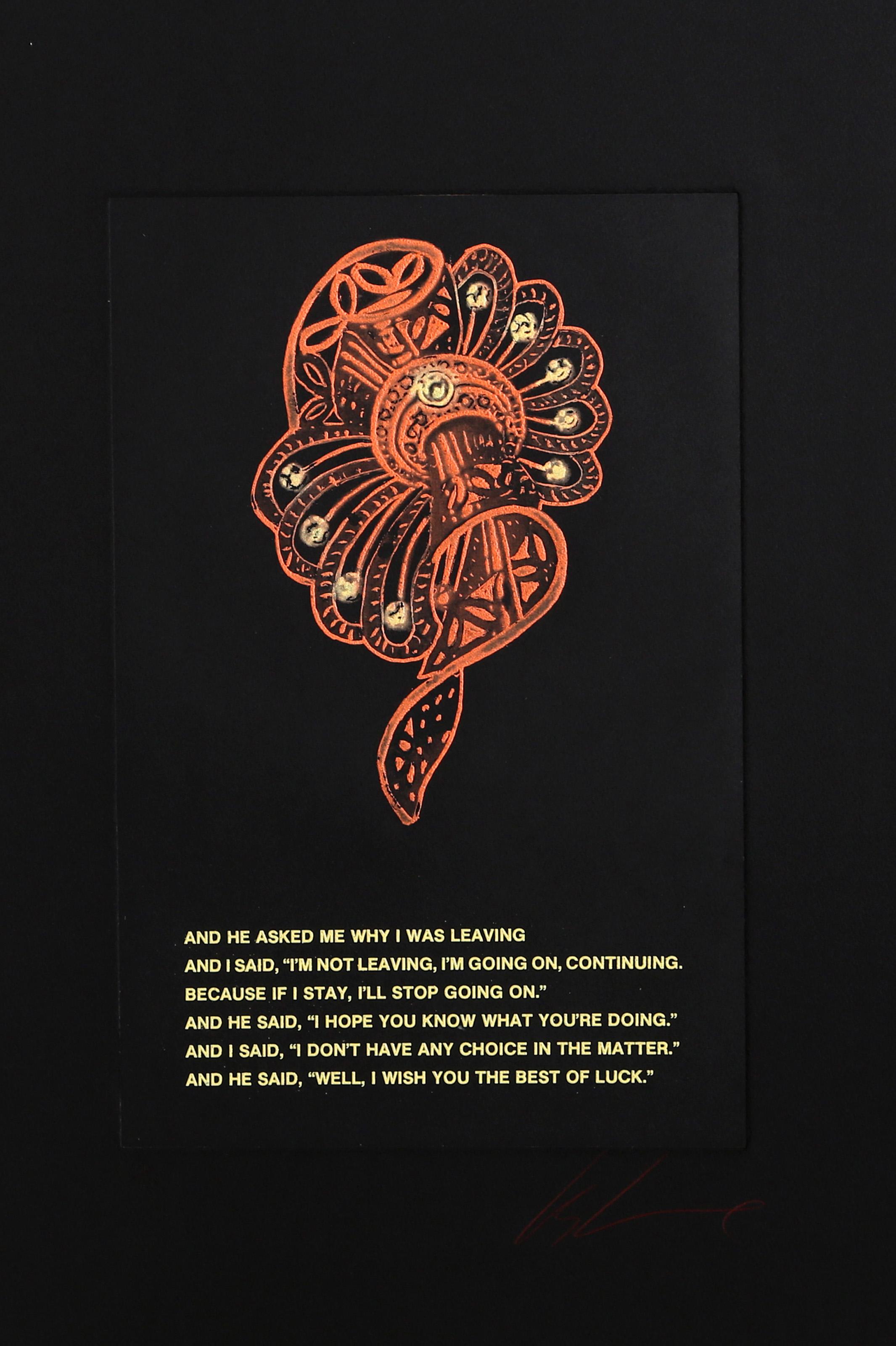 Les Levine, Irish/American (1935 - ) - Diamond Brooch Series 8, Year:  circa 1979, Medium:  Color Etching, Signed and Numbered in pencil, Edition:  100, Image Size:  18 x 11.5 inches, Size:  31 in. x 21 in. (78.74 cm x 53.34 cm)