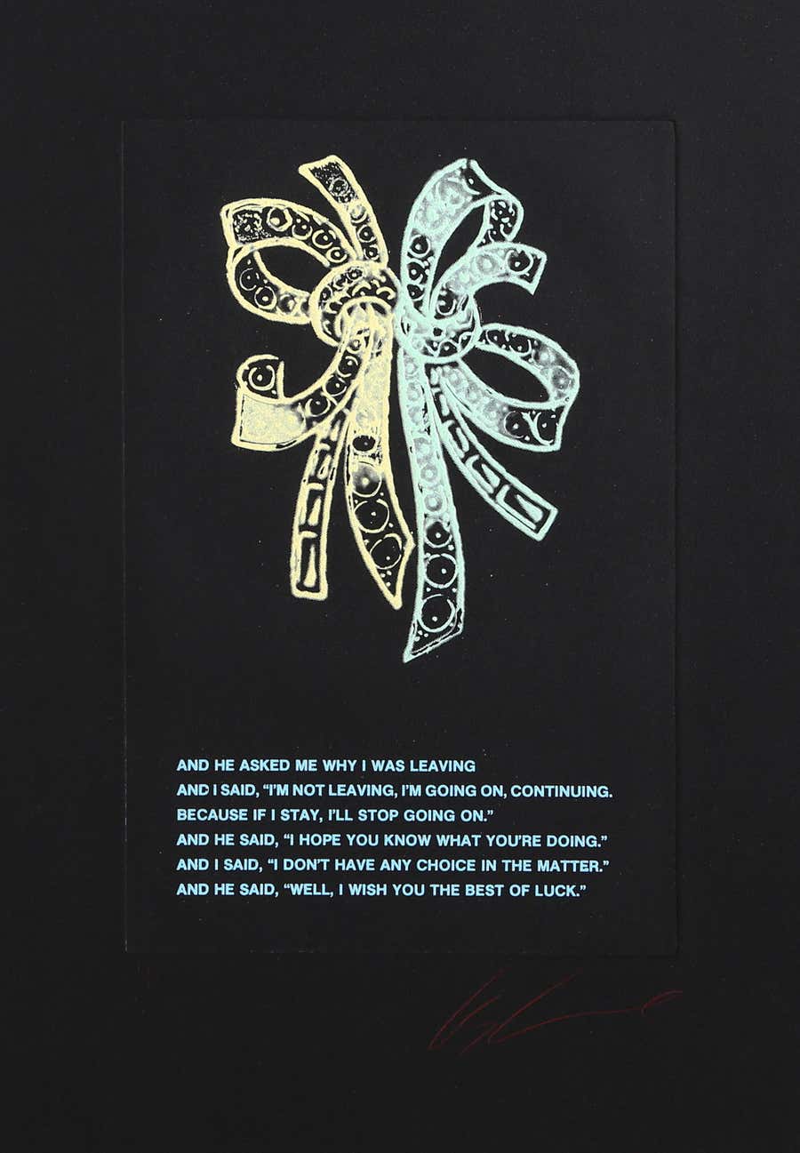 Diamond Brooch Series 9, Conceptual Color Etching by Les Levine