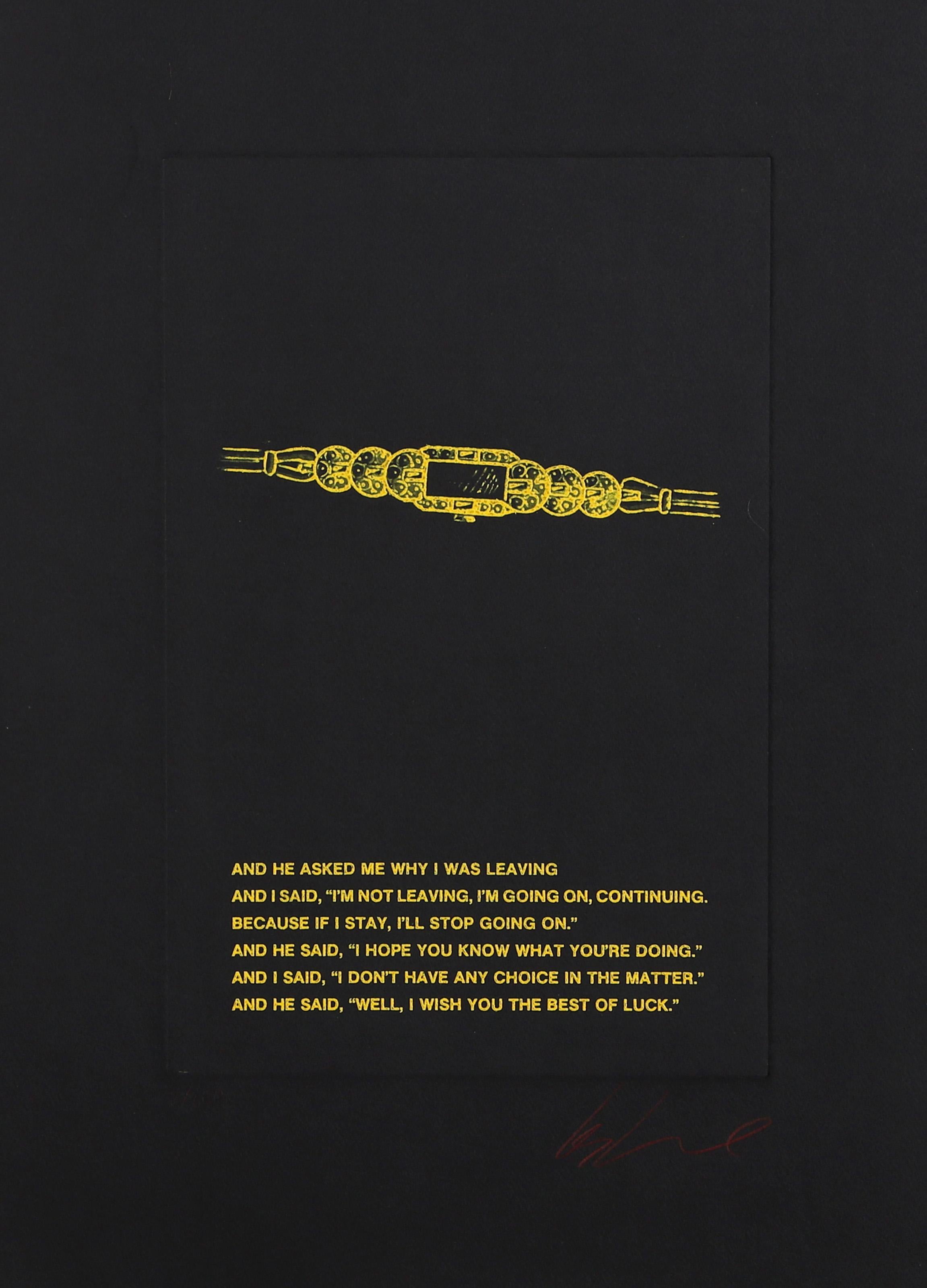 Watch Series 11, gravure conceptuelle en couleur par Les Levine