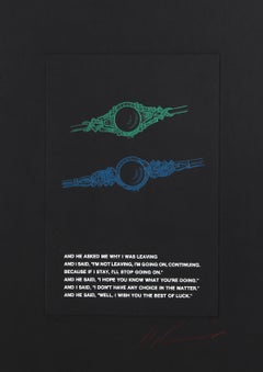 Les Levine - Watch Series 3, Conceptual Color Etching by Les Levine Watch Series 3, Conceptual Color Etching by Les Levine