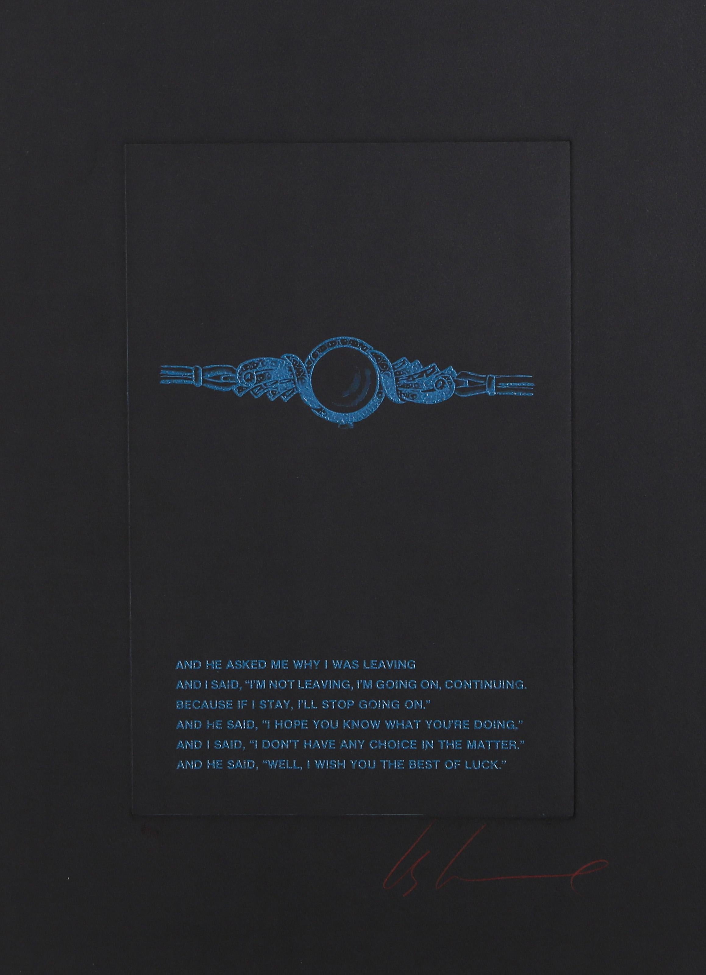 Watch Series 6, gravure conceptuelle en couleur par Les Levine