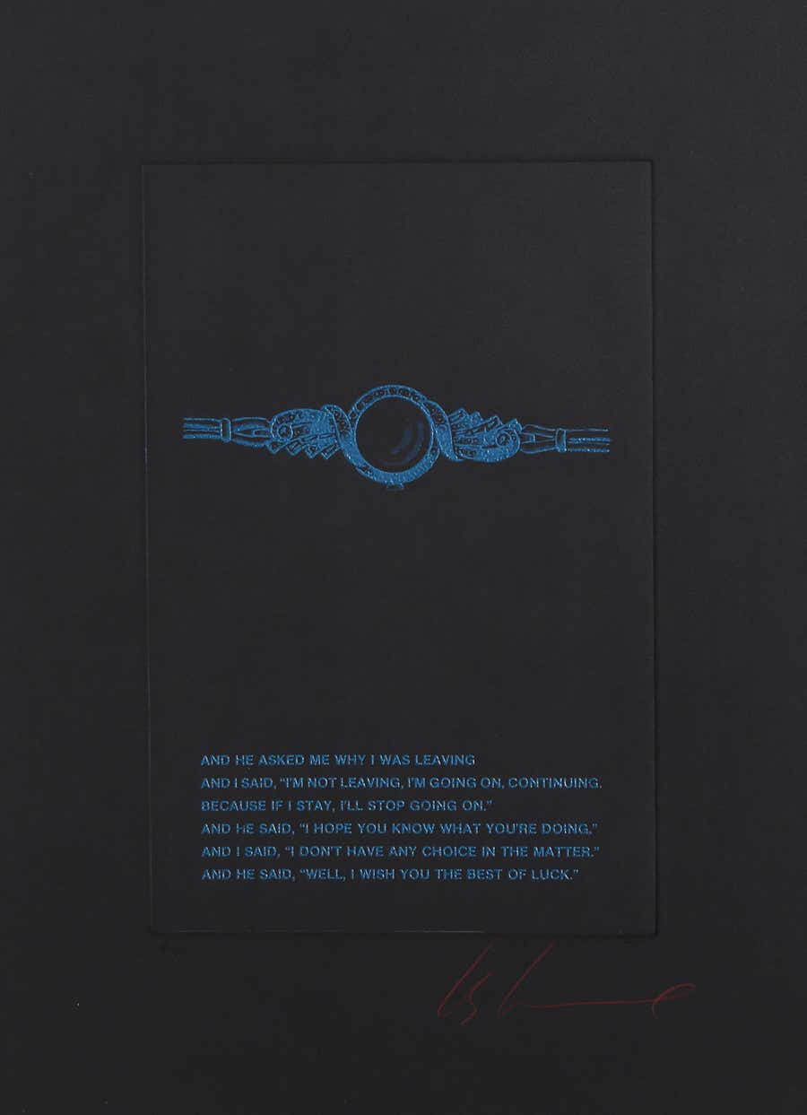 Watch Series 6, Conceptual Color Etching by Les Levine