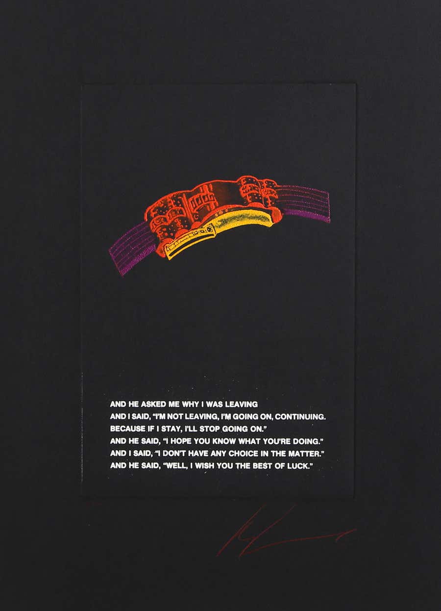 Watch Series 9, Conceptual Color Etching by Les Levine