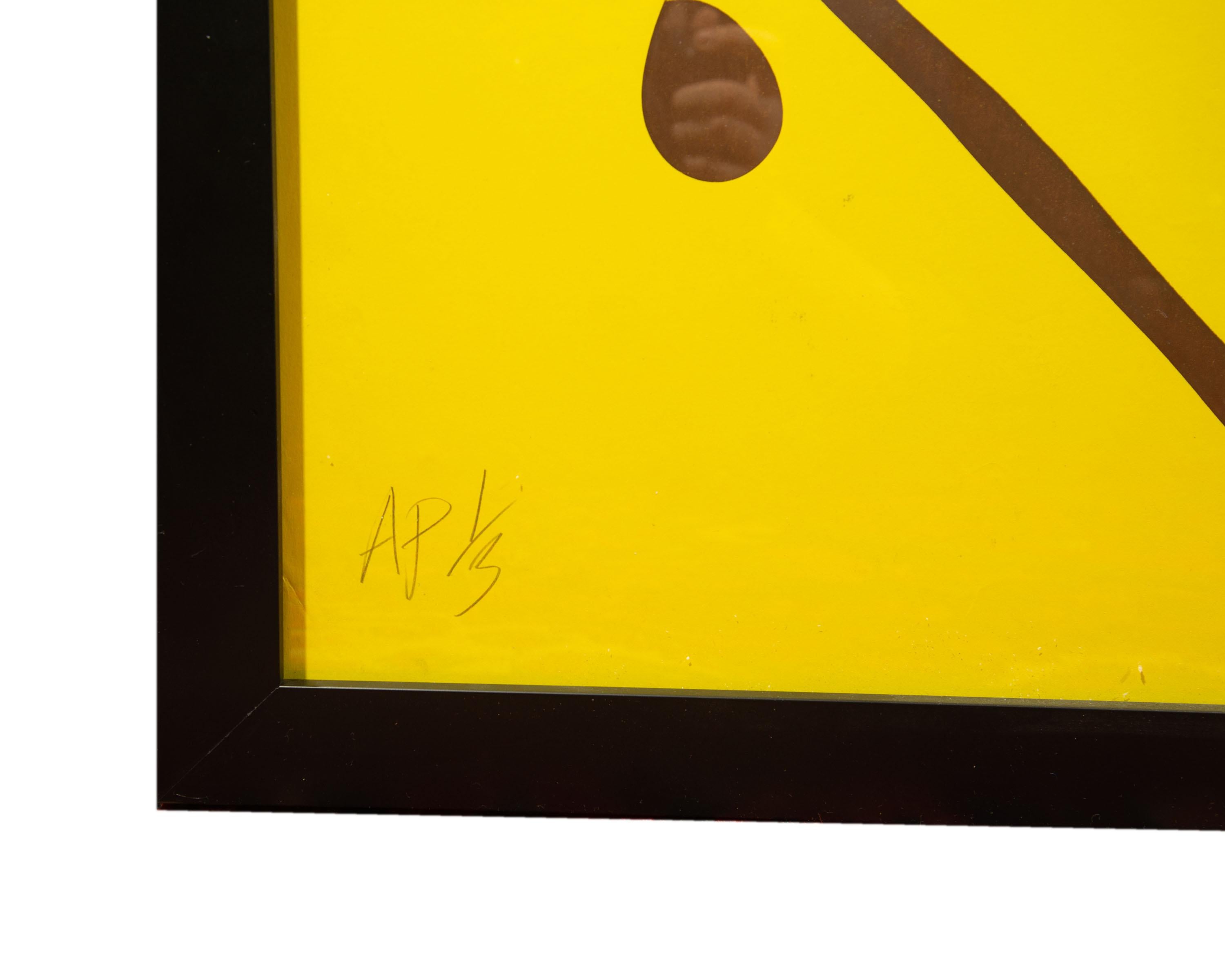 Les Levine Signed Artist’s Proof “Win” Serigraph Pop Art Print In Good Condition In Indianapolis, IN