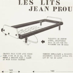 ""Les Lits"" Jean Prouvé von Steph Simon Editions Booklet Druck