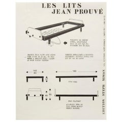 ""Les Lits"" Jean Prouvé von Steph Simon Editions Booklet Druck