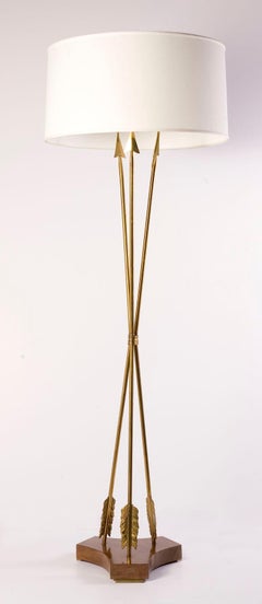 Les luminaires de Marcel Guillemard et ses fils, Arrows, Mid-Century Floor Lamp