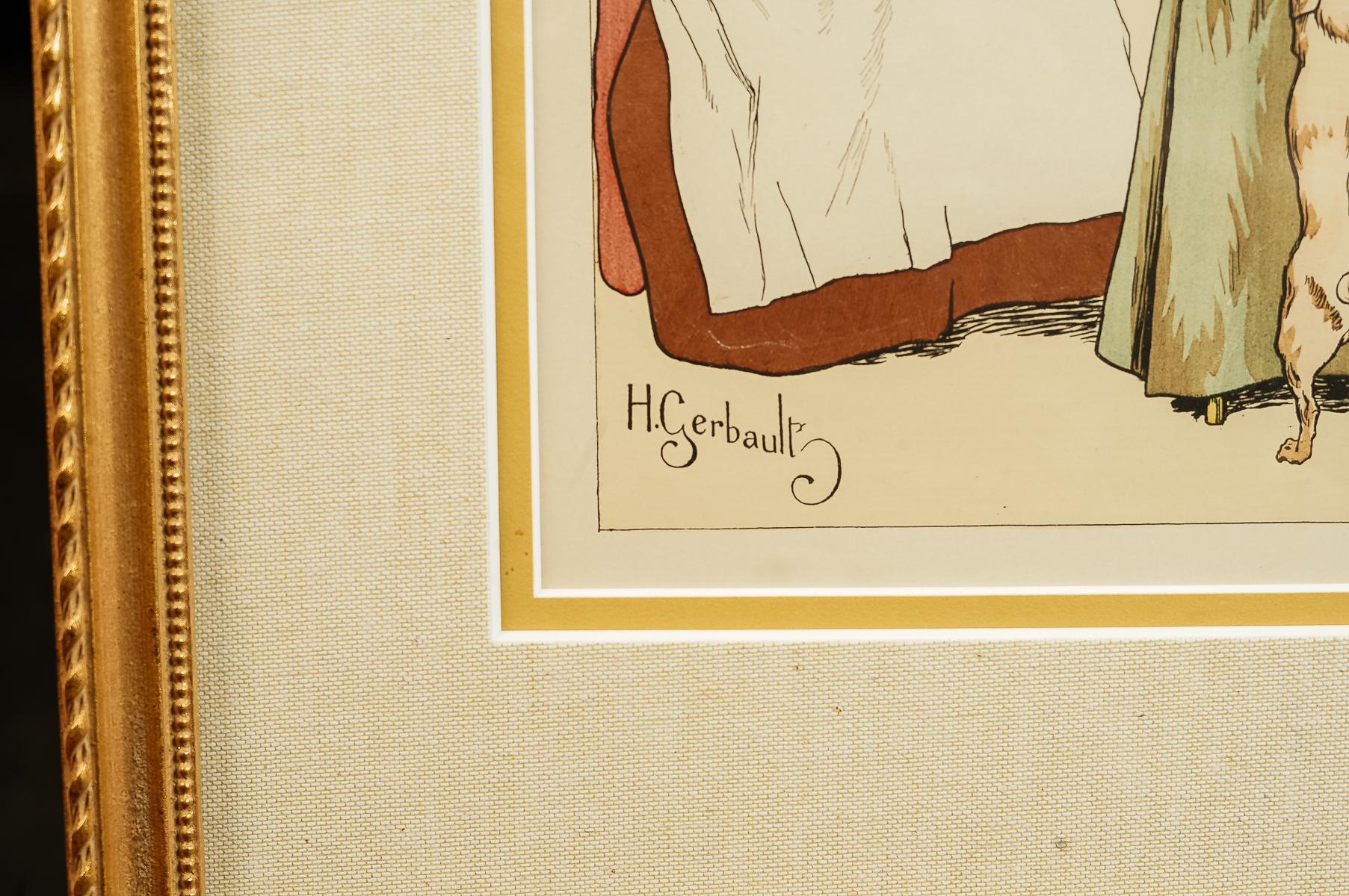 Les Maîtres de l'Affiche #83 - Chocolat Carpentier Spätes 19. Jh. Gerbault Druck (Französisch) im Angebot