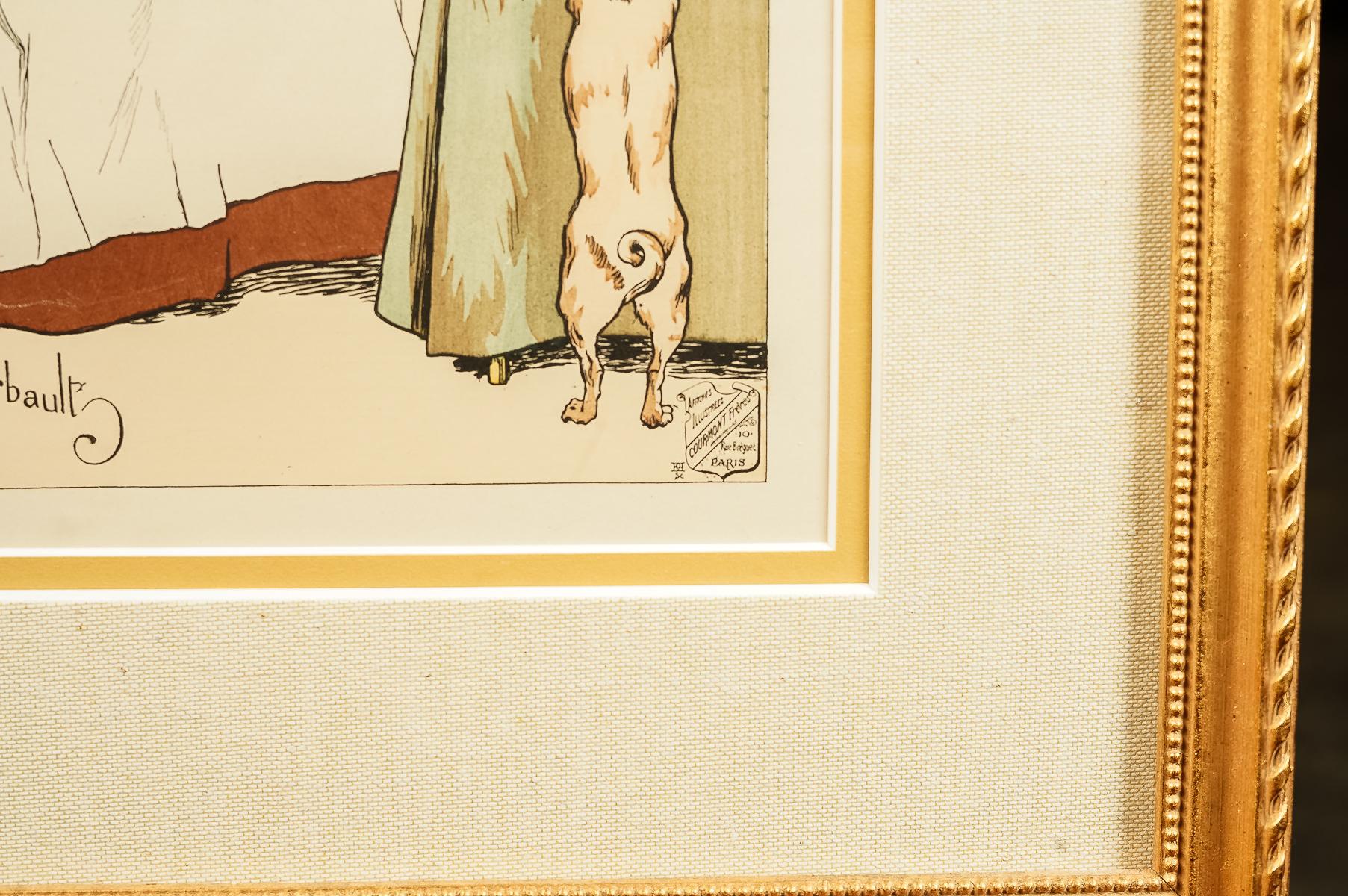 Les Maîtres de l'Affiche #83 - Chocolat Carpentier Spätes 19. Jh. Gerbault Druck im Zustand „Hervorragend“ im Angebot in Dekalb, IL