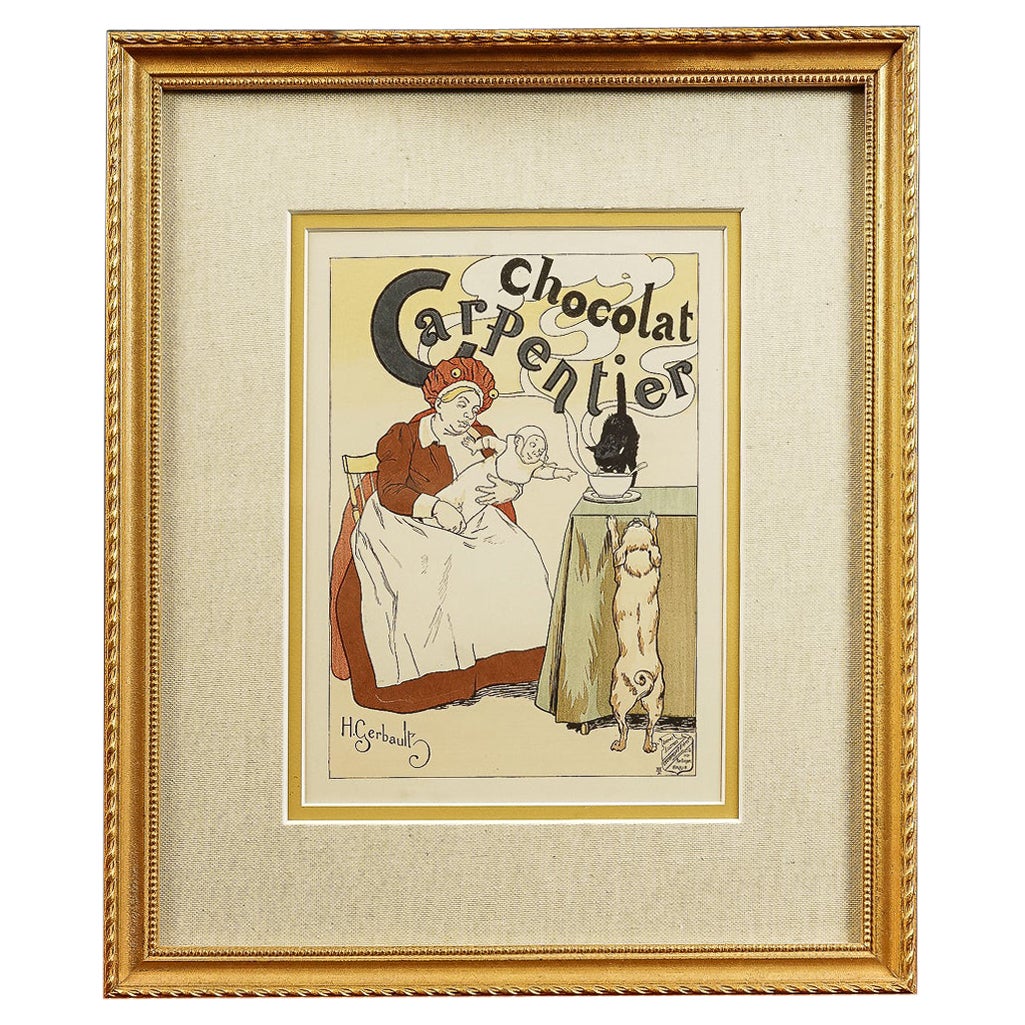 Les Maîtres de l
Affiche #83 - Chocolat Carpentier Late 19th C. Gerbault Print