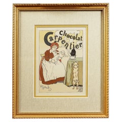 Les Maîtres de l
Affiche #83 - Chocolat Carpentier Late 19th C. Gerbault Print