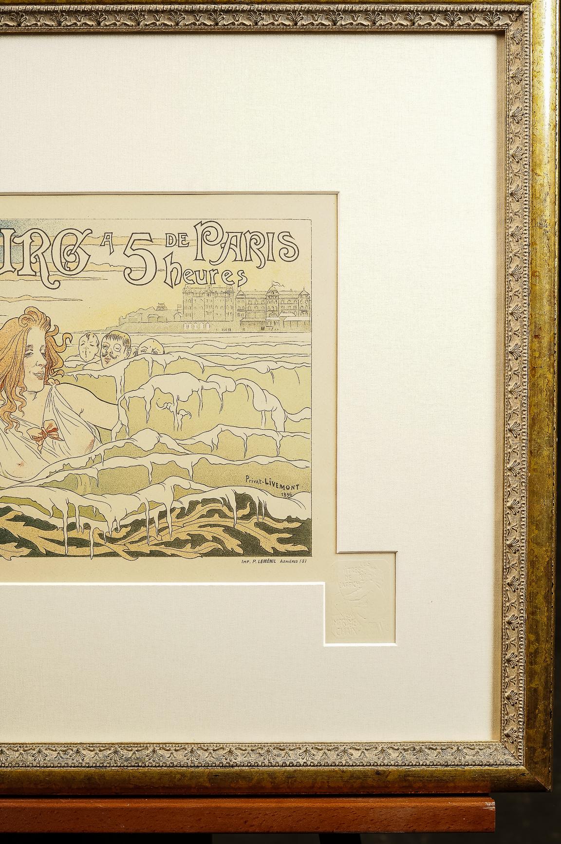 Les Maîtres de l'Affiche #88 - Cabourg  Spätes 19. Jahrhundert Livemont-Poster (Art nouveau) im Angebot