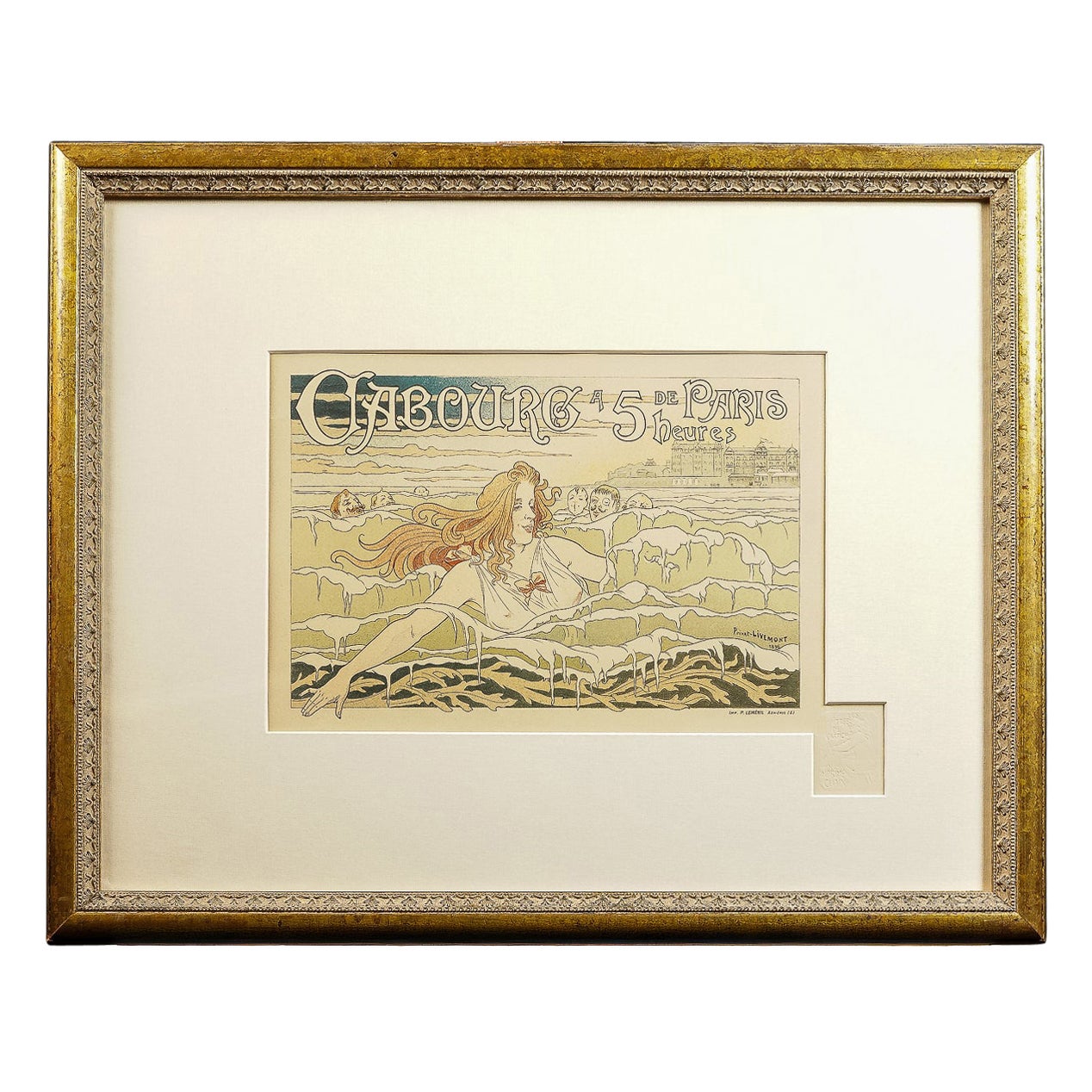 Les Maîtres de l'Affiche #88 - Cabourg  A.C.I.C. Affiche de Livemont de la fin du 19e siècle