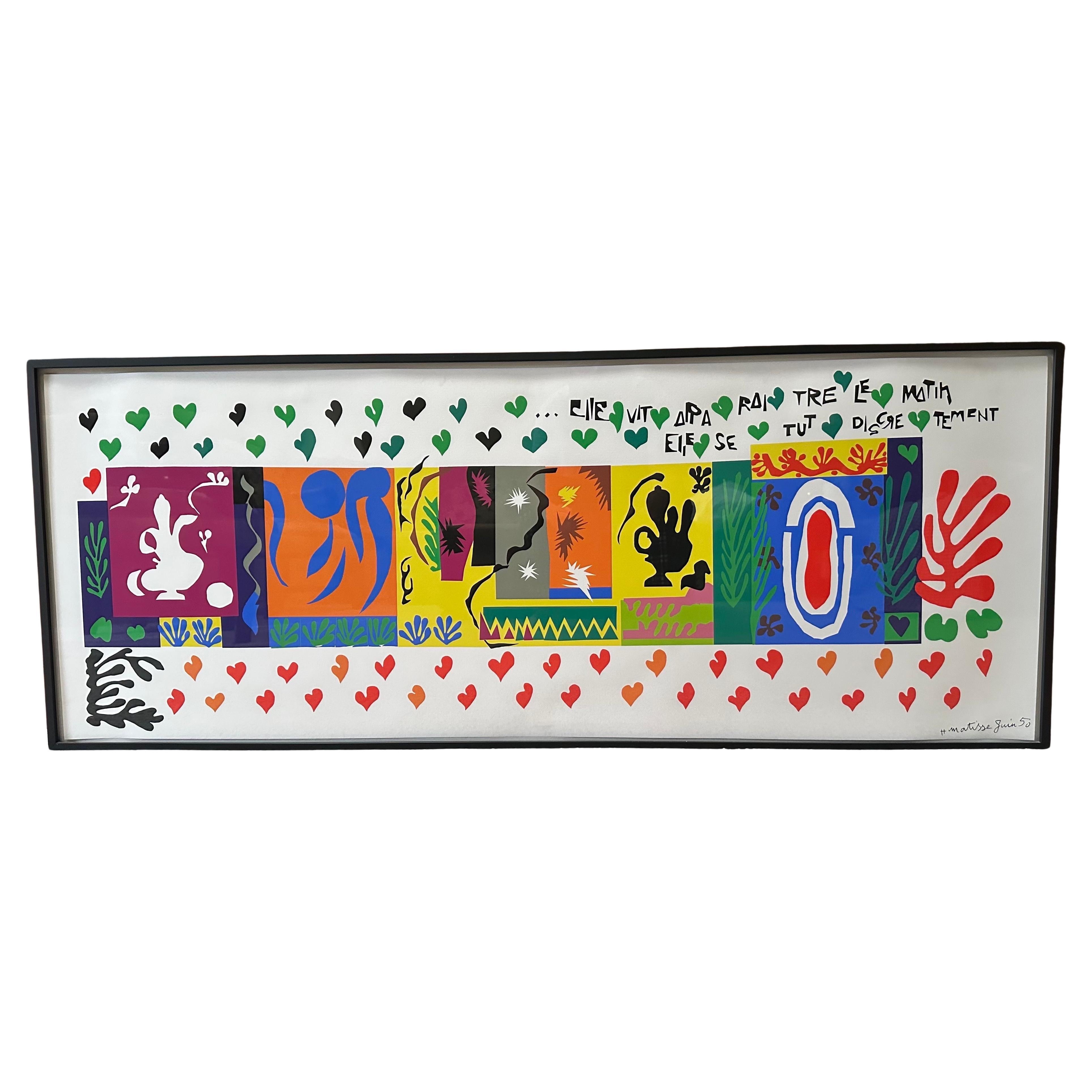 "Les Mille et Une Nuits" Lithographie Henri Matisse