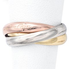 Les Must de Cartier Trinity 18k Tri-Color Gold Band Ring
