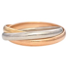 Les Must de Cartier Trinity 18K Tri-Color Goldring