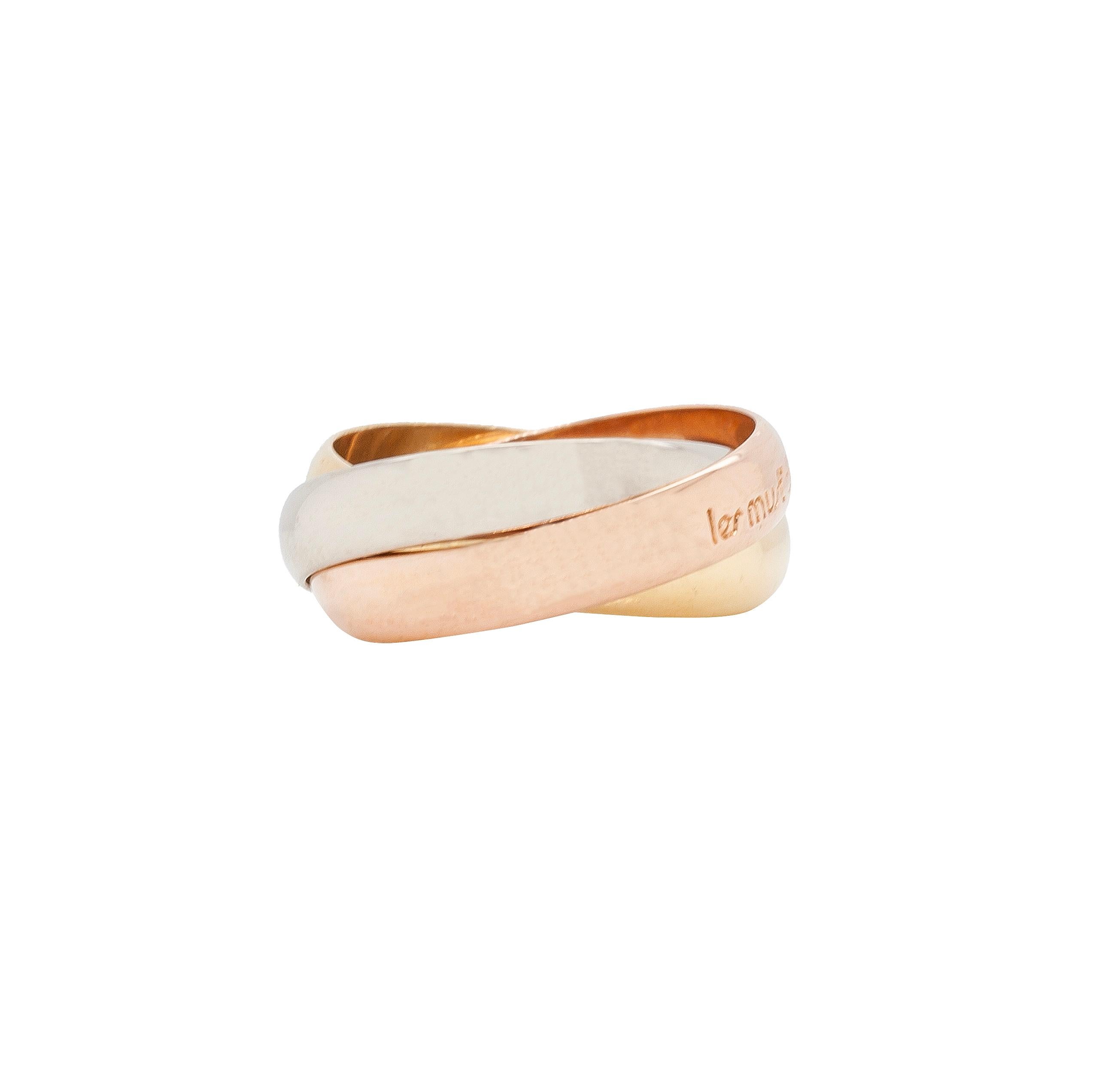 Treten Sie ein in die Welt von Cartier mit diesem raffinierten Rollring 
