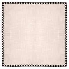 Les Noelles Napkin in Black Set of 4