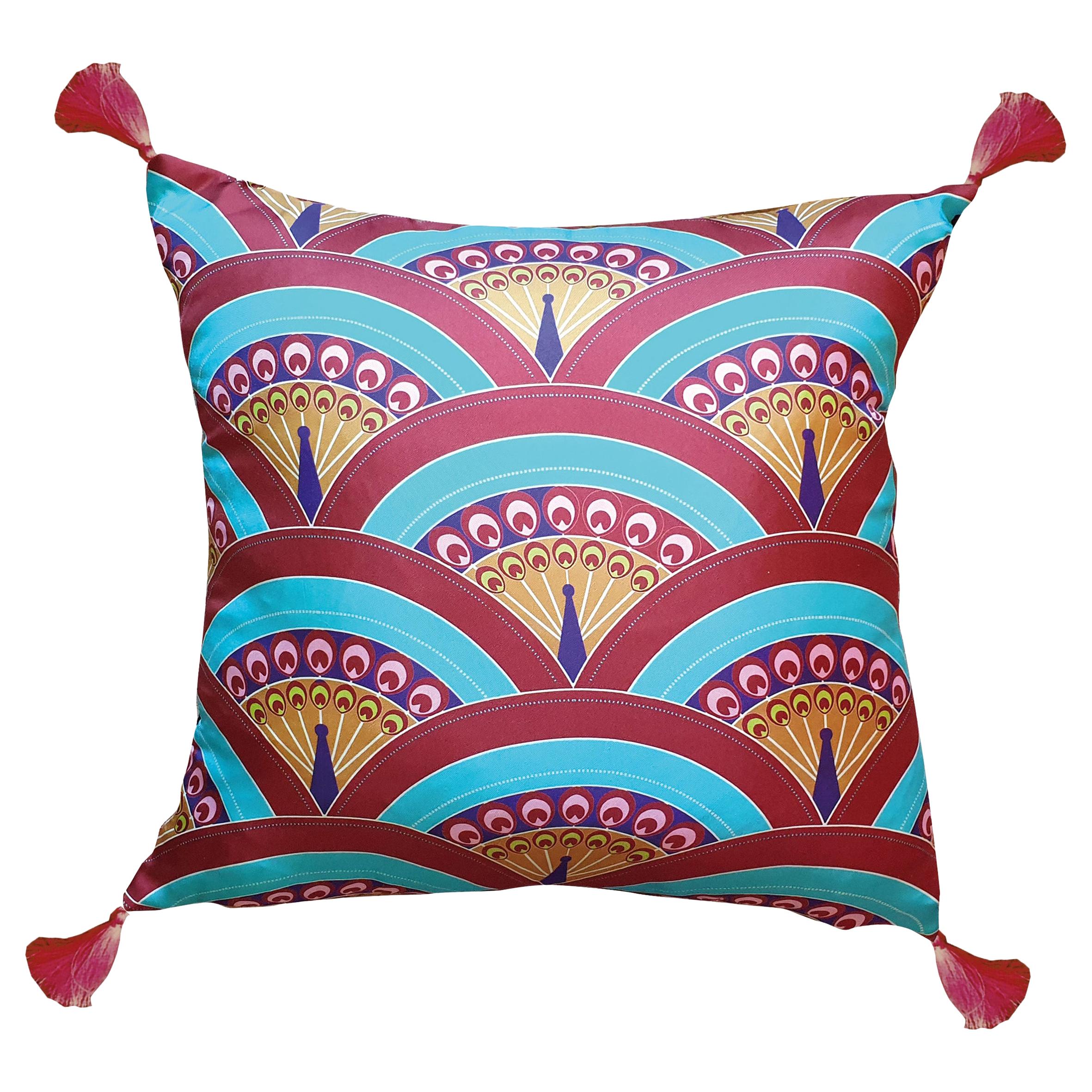 Les Ottomans, Peacoch 'Silk Cushion' par Matthew Williamson en vente