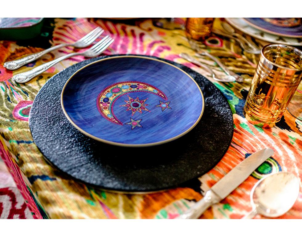 Plato pequeño de porcelana Les Ottomans 