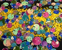 GOLDEN DRIFT - ausdrucksstarkes Ölgemälde - zeitgenössisches Kunstwerk über die Tierwelt