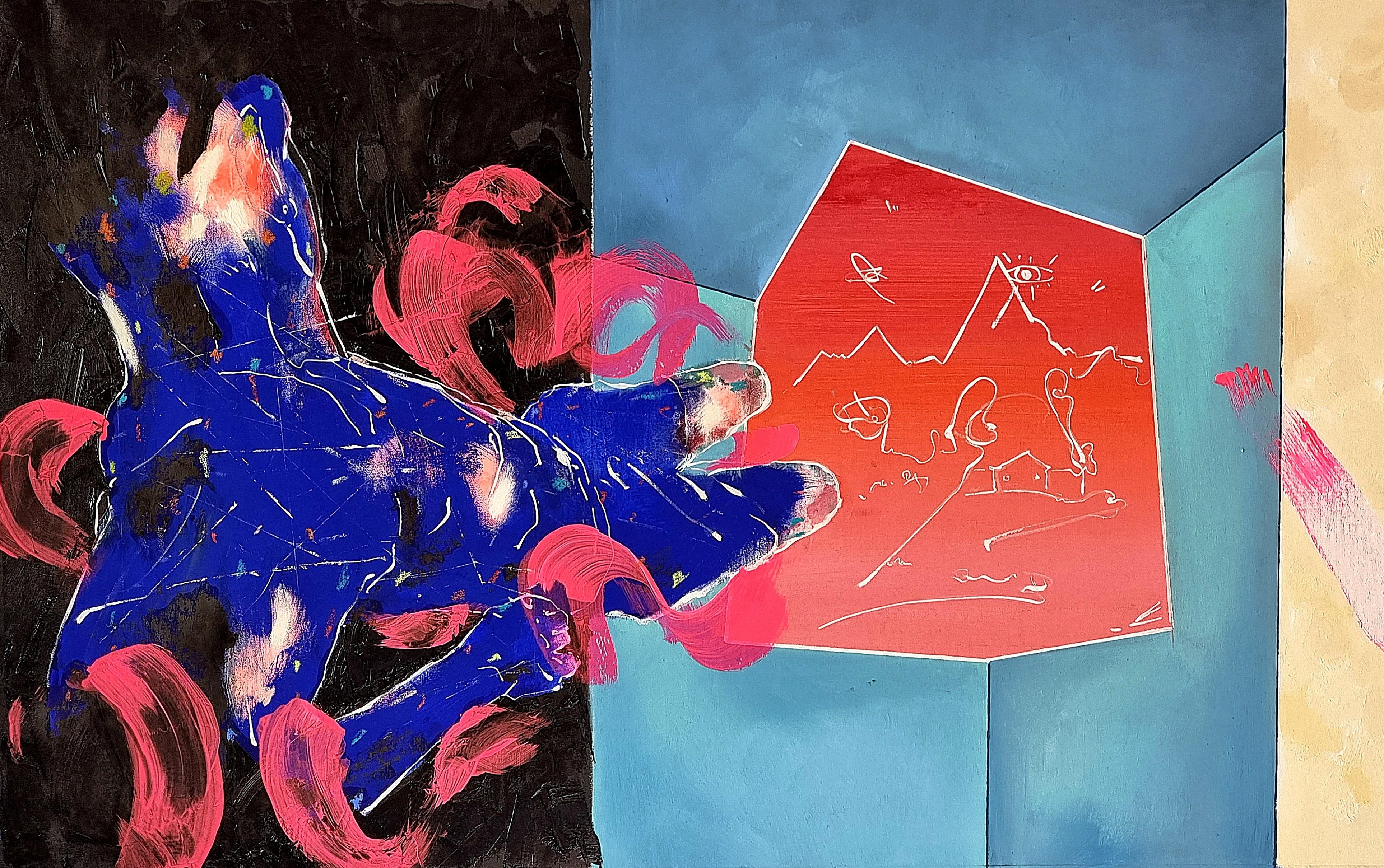The illusion of peace (part 2) - Painting by Les Panchyshyn