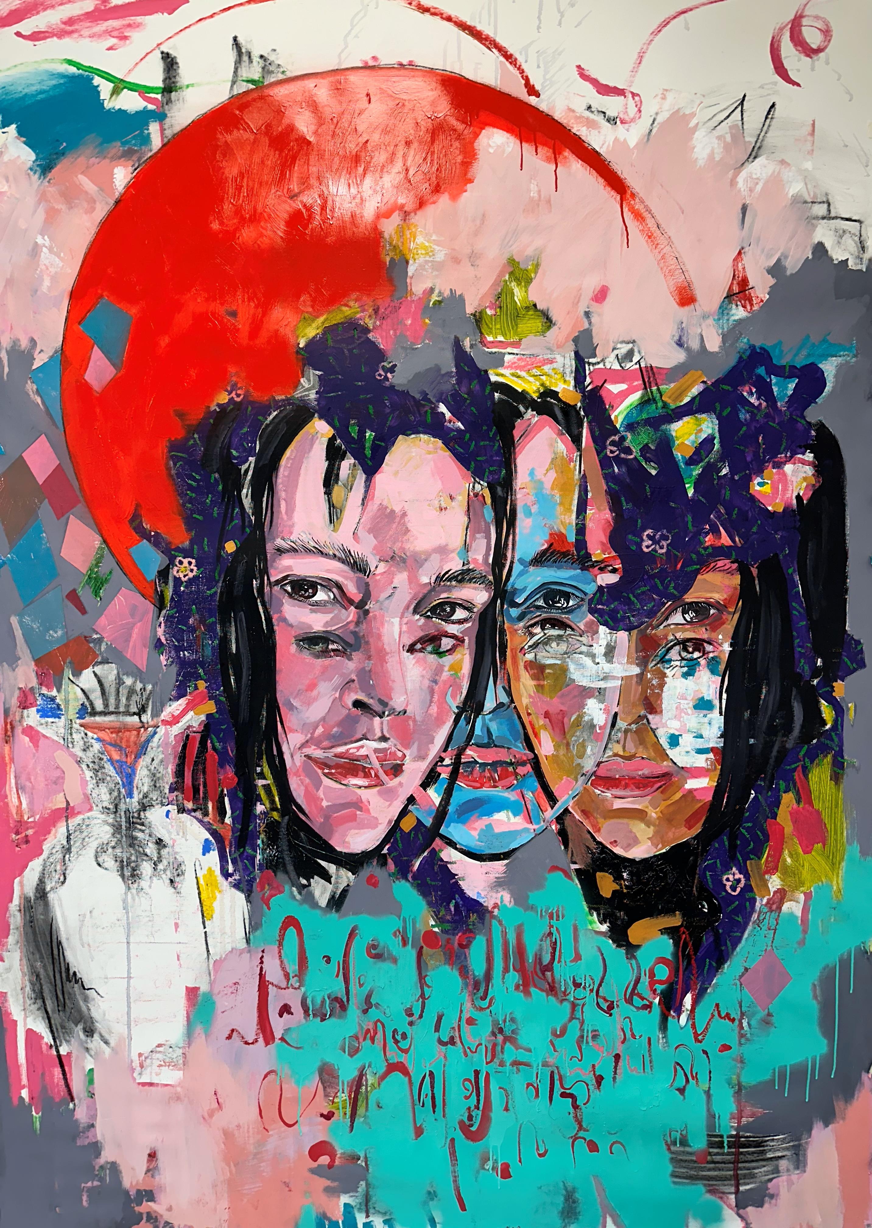Codice temporale - Painting di Les Panchyshyn