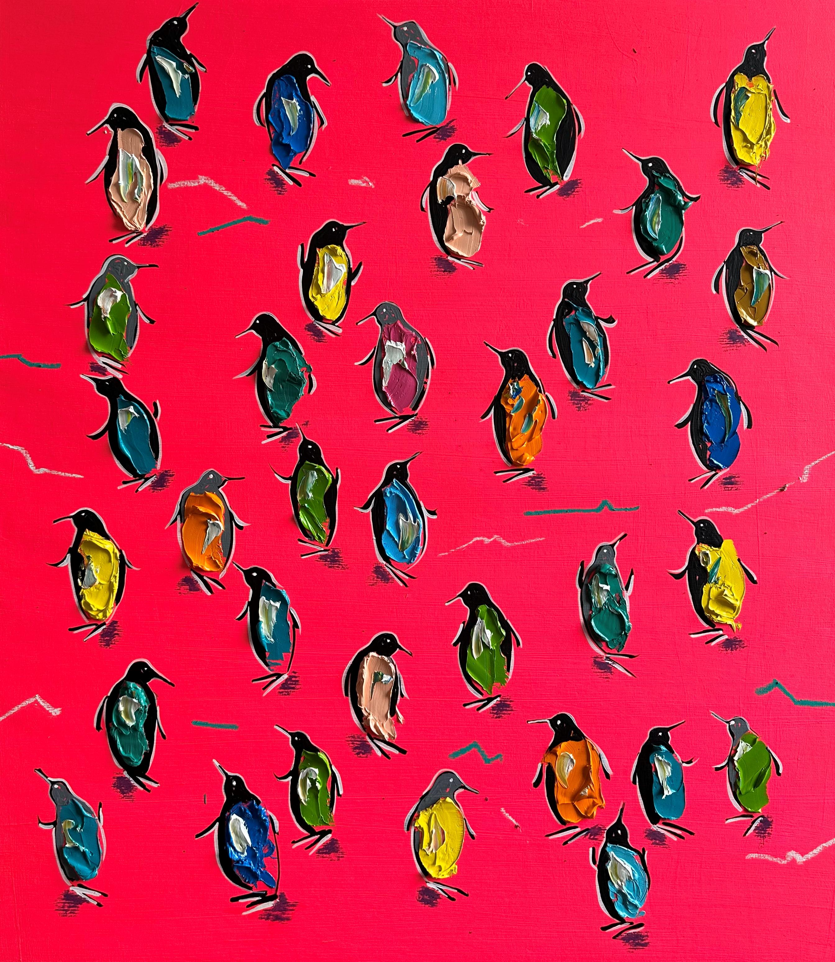 United (parte 3) - Animal Painting Rosso di Les Panchyshyn