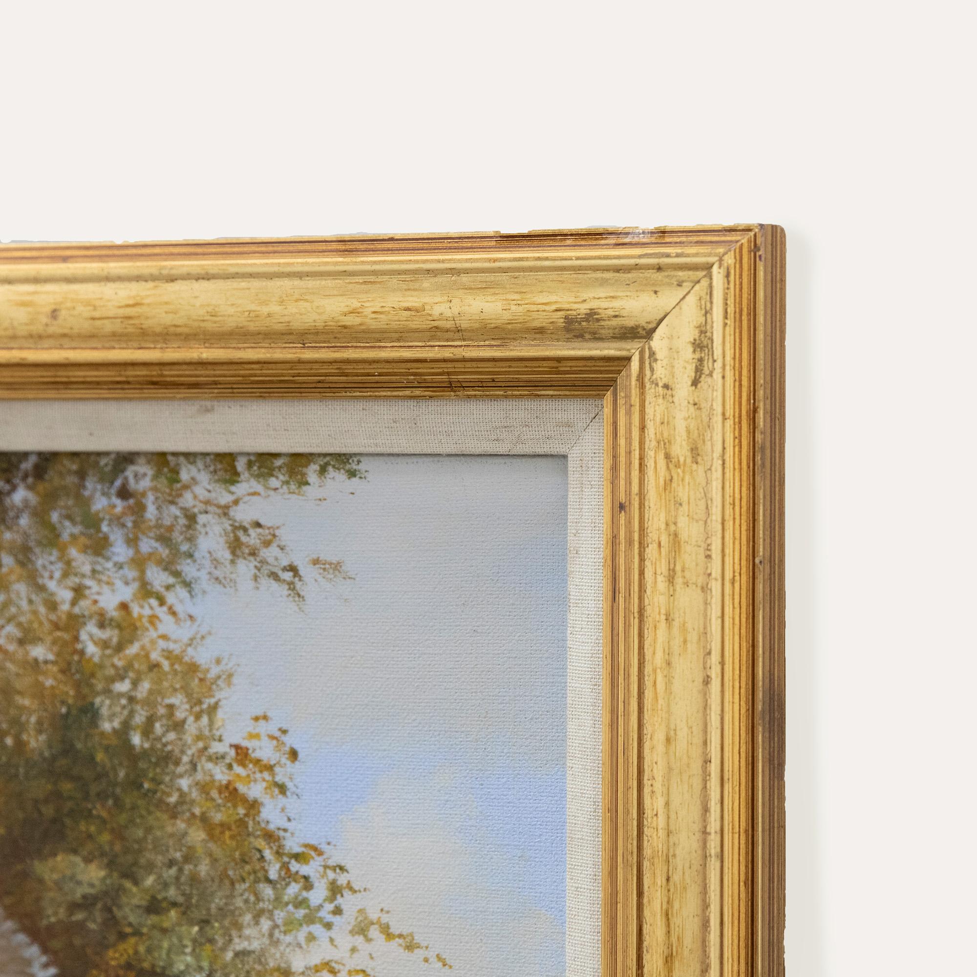 Les Parson (nato nel 1945) - Olio del XX secolo, Ritorno al cottage 4