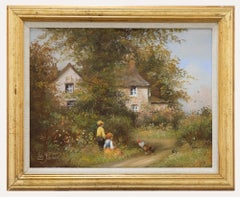 Les Parson (nato nel 1945) - Olio del XX secolo, Ritorno al cottage