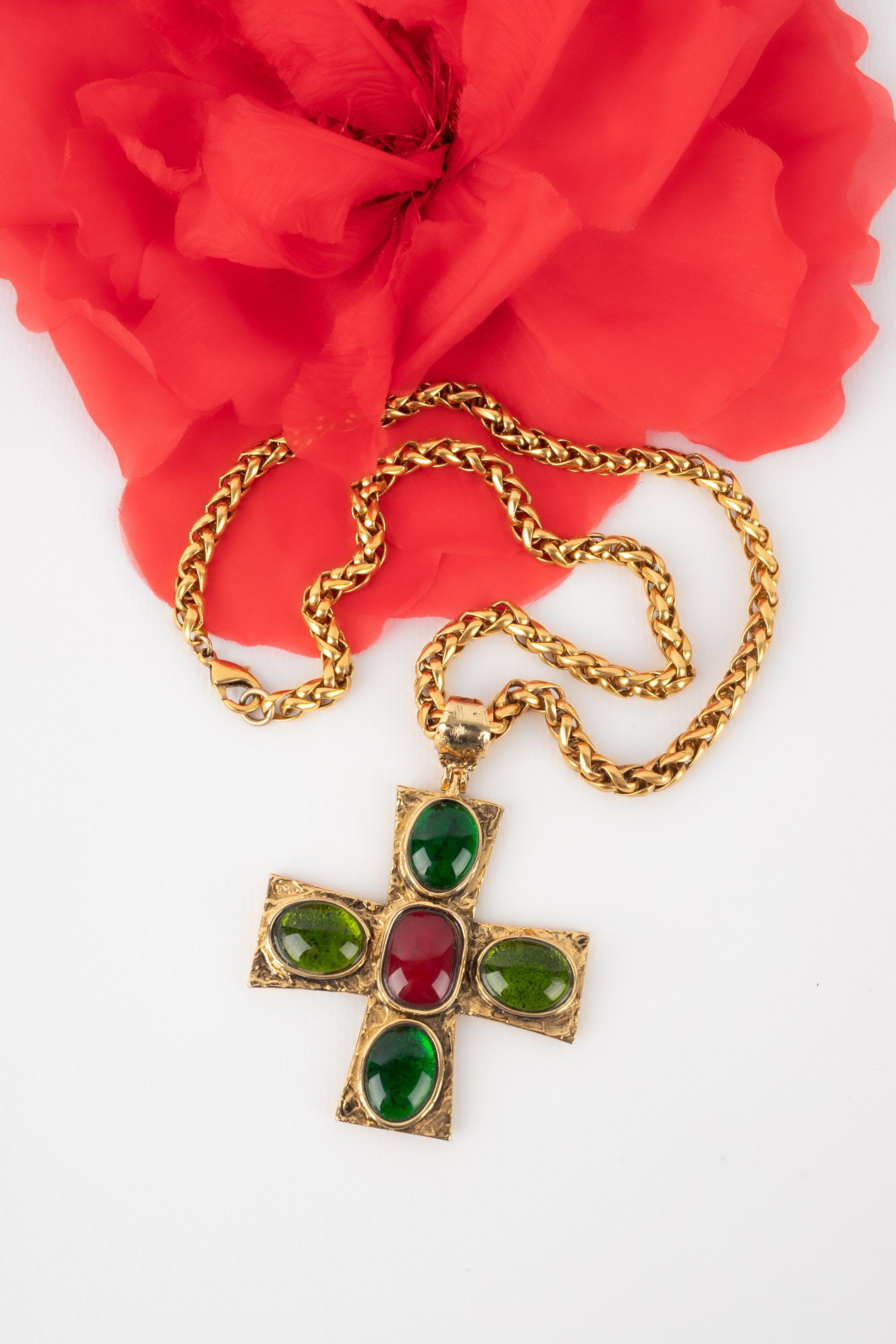 Collana con croce Les Paruriers di Goossens in vendita 6