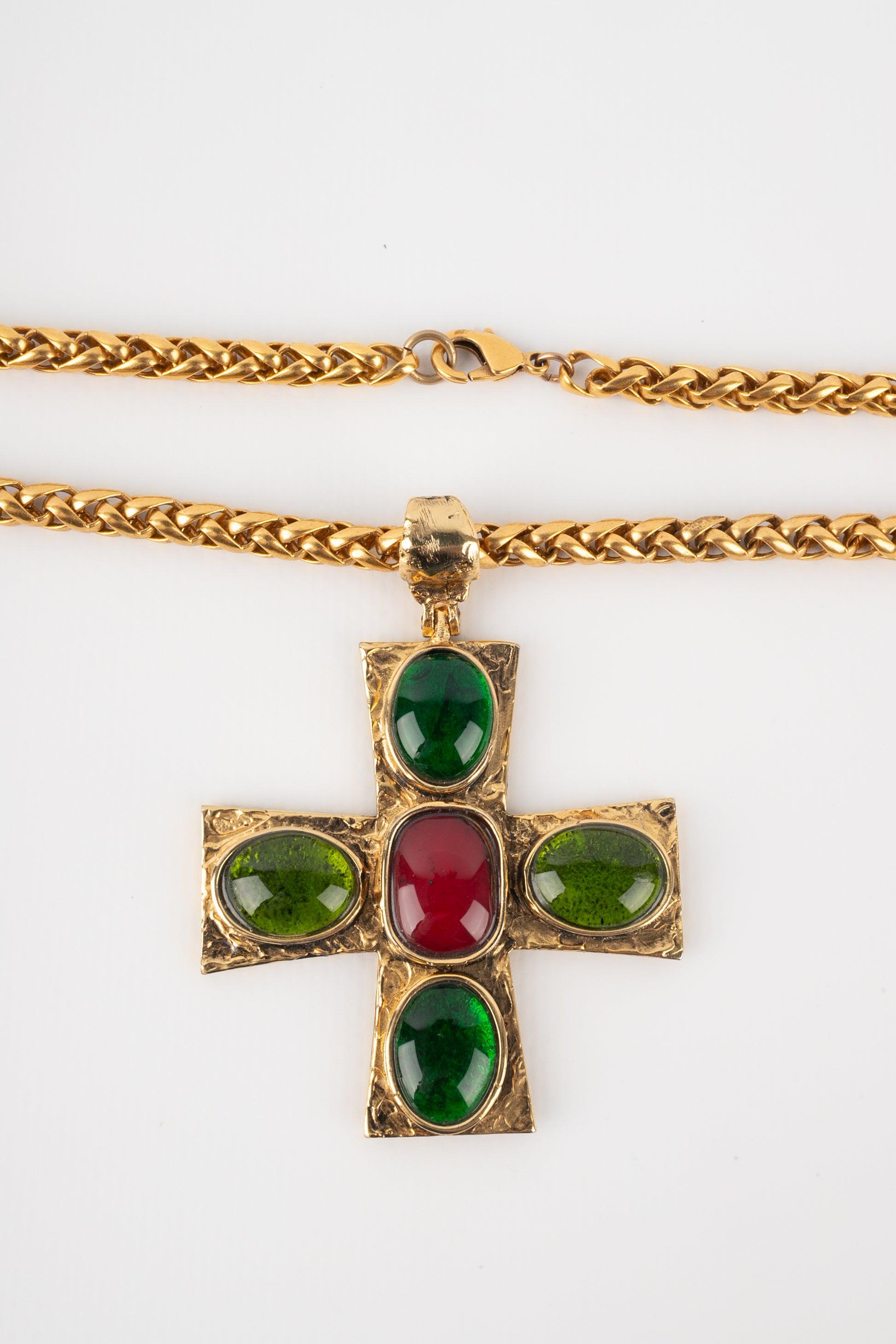 Collana con croce Les Paruriers di Goossens in vendita 5