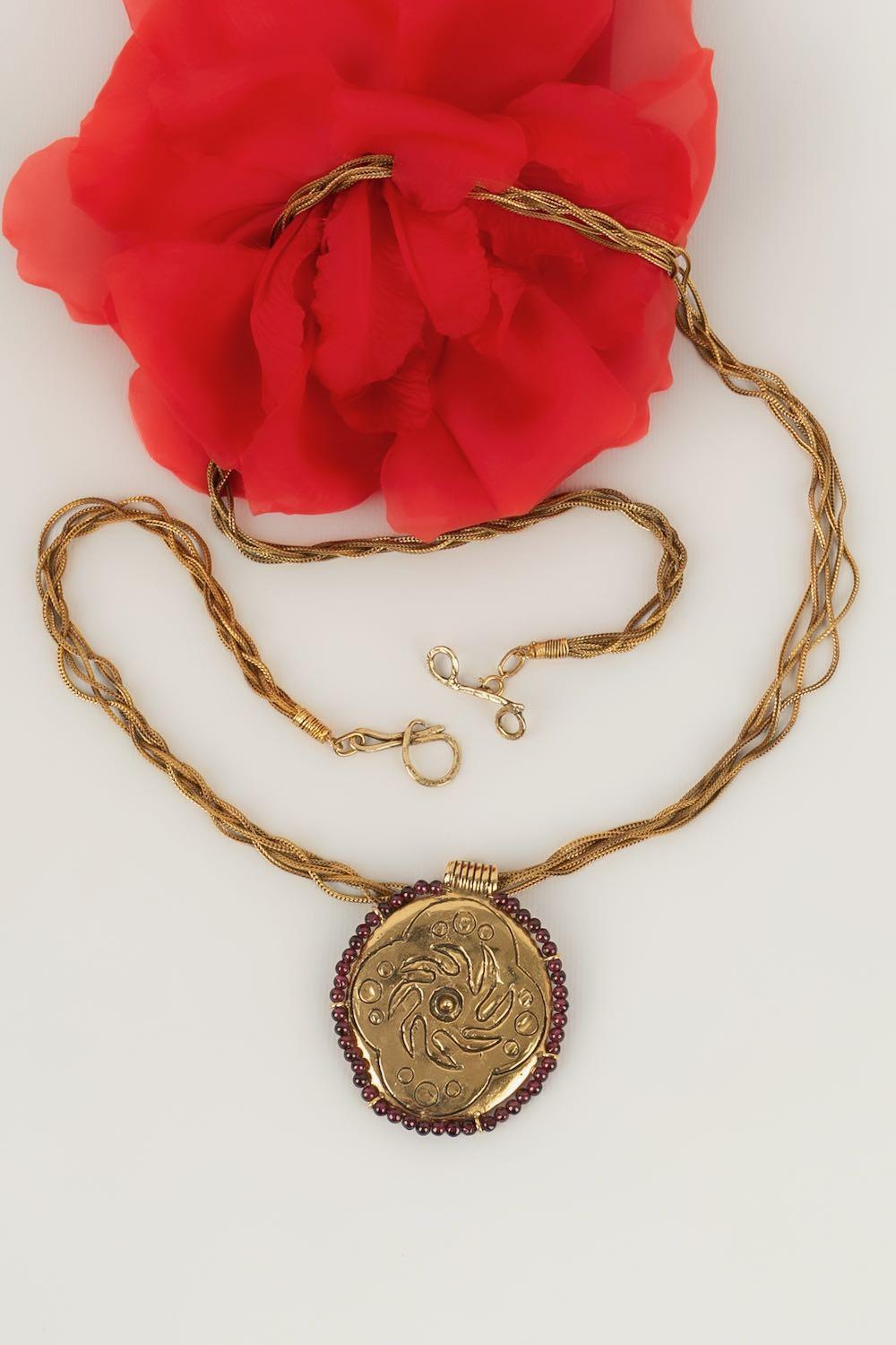 Collana con ciondolo Les Paruriers in vendita 7