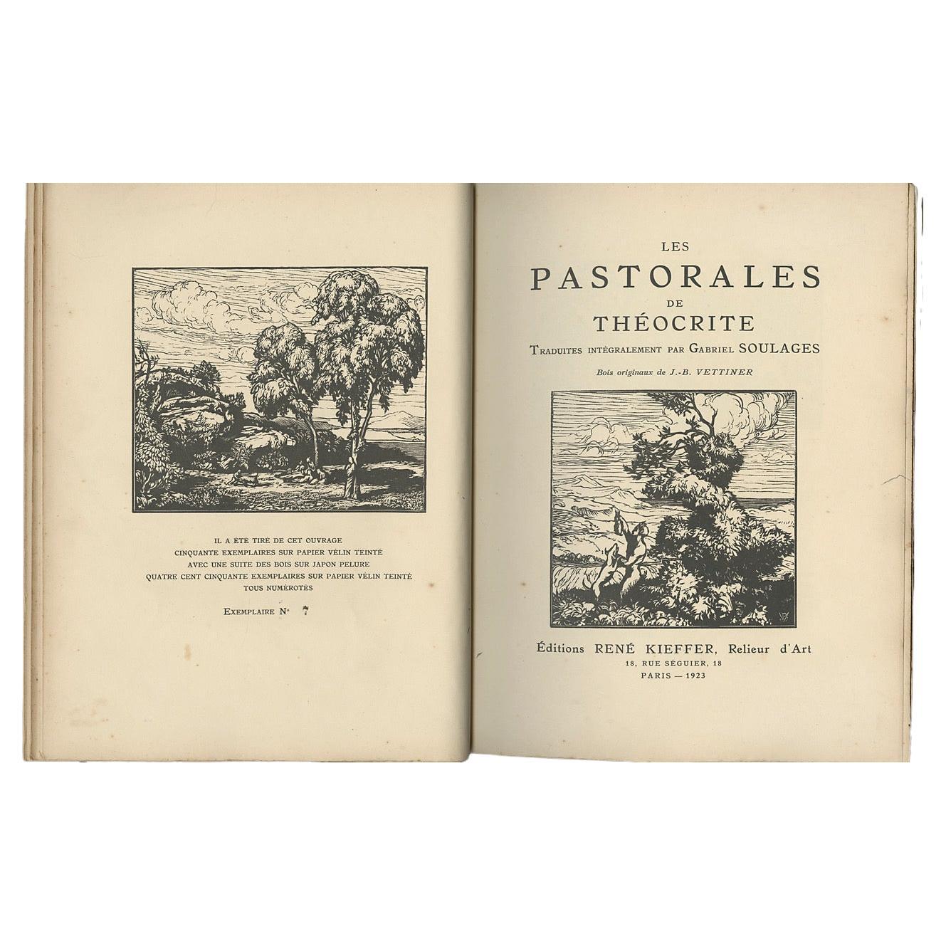 LES PASTORALES, woodcuts by J.- B. Vettiner