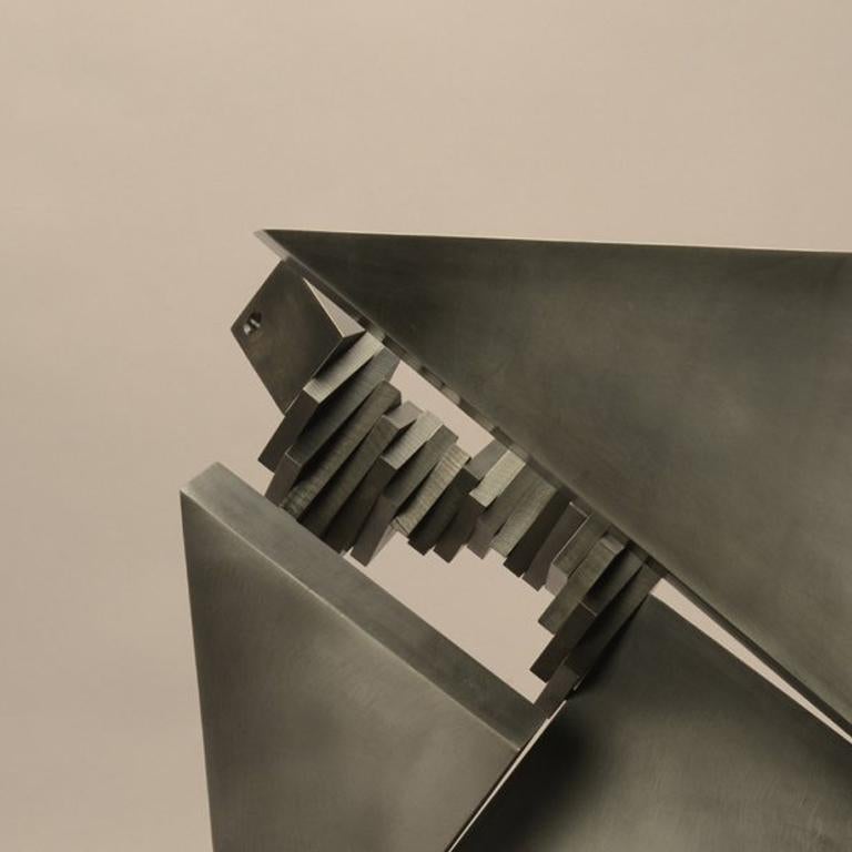 Chaos Series: Wall in Motion, 2005 - Sculpture by Les Perhacs