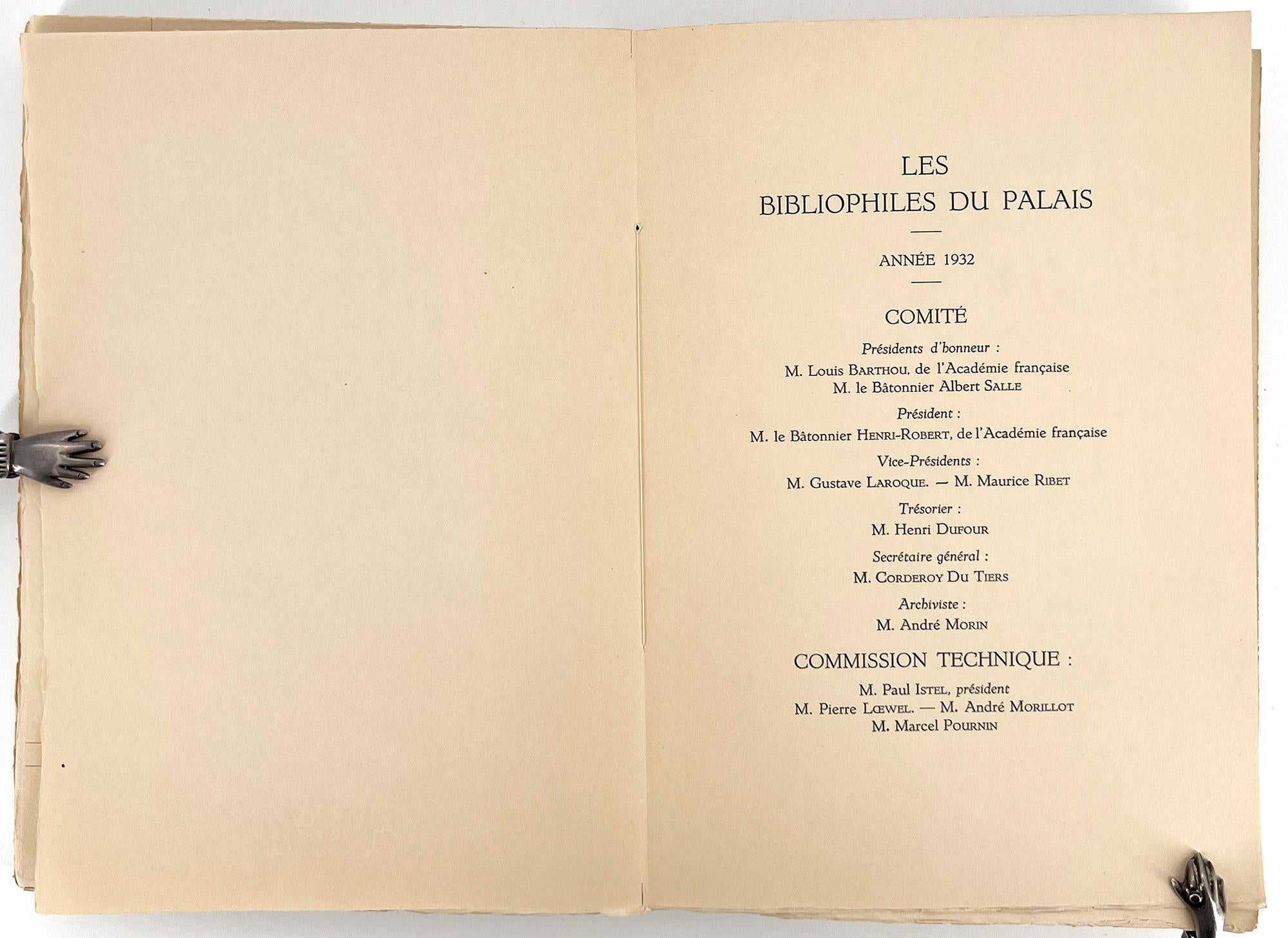 Les Plaideurs von Jean Racine / Les Bibliophiles du Palais im Angebot 2