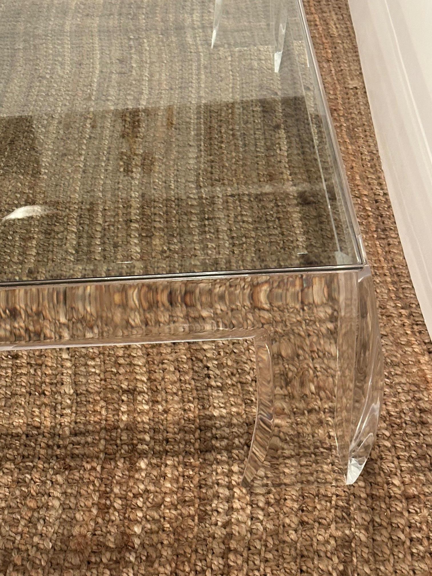 Les Prismatiques Skulpturaler Couchtisch aus Lucit und Glas im Angebot 2