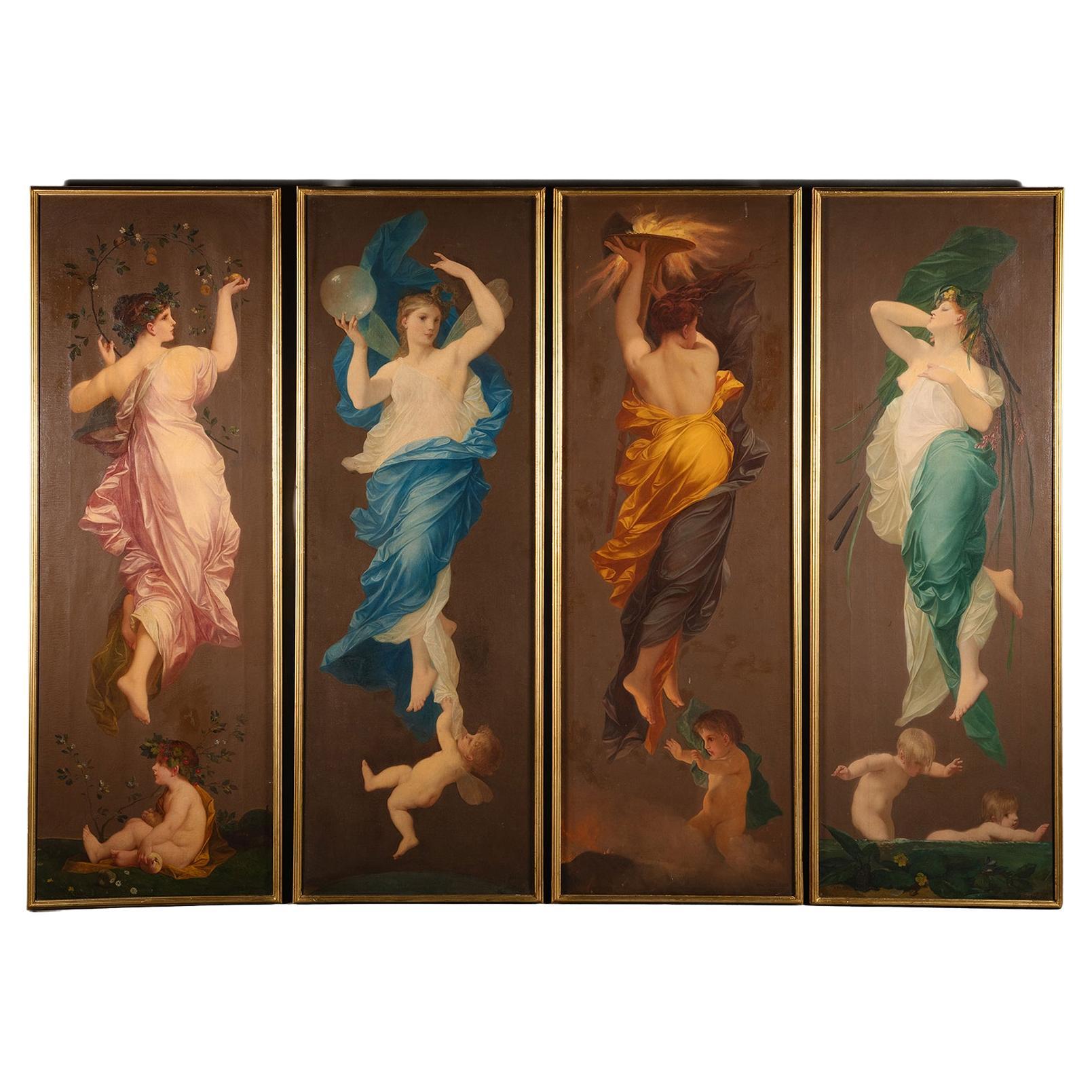 'Les Quatre Eléments' by Pierre Victor Galland For Sale