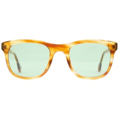 Vintage Les Salins Aloe Green Spectacles